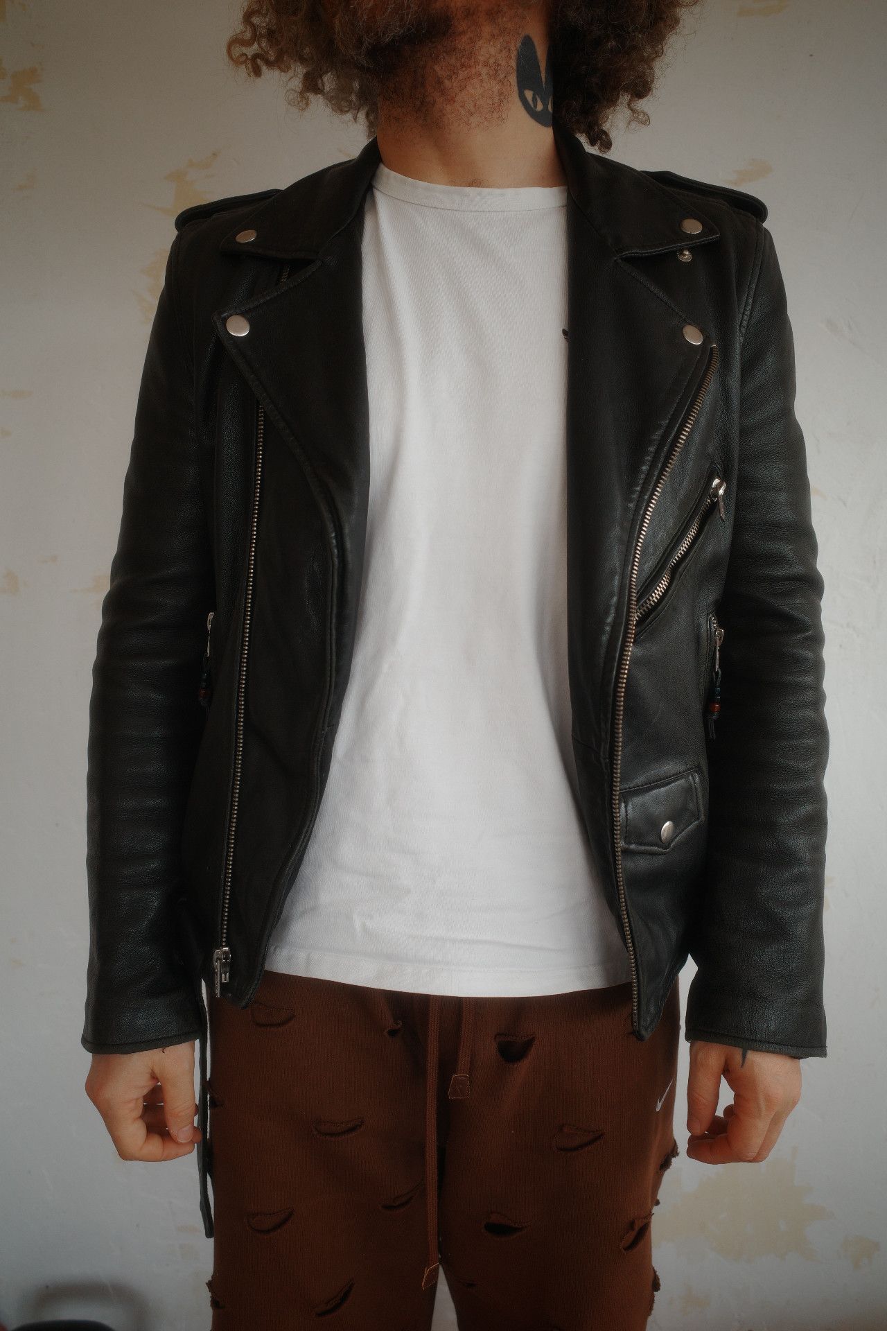Blk Dnm LEATHER JACKET 5 Size US M / EU 48-50 / 2 - 9 Thumbnail