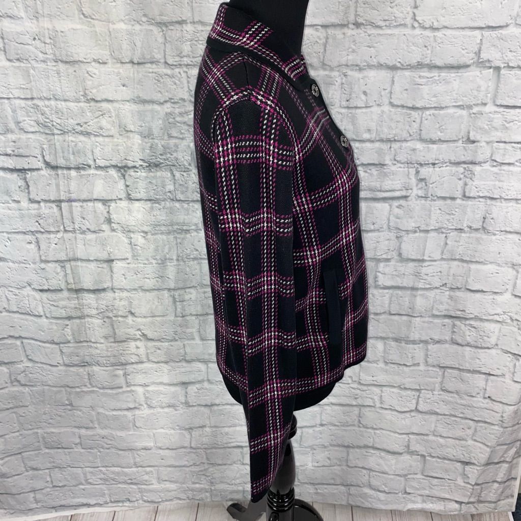 Jones New York Jones New York women L new w/tags signature plaid sweater bu Size L / US 10 / IT 46 - 5 Thumbnail