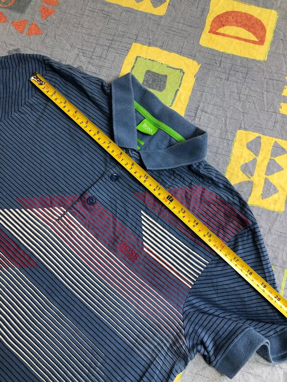 Hugo Boss × Vintage Hugo Boss T-shirt Polo Size US L / EU 52-54 / 3 - 3 Thumbnail