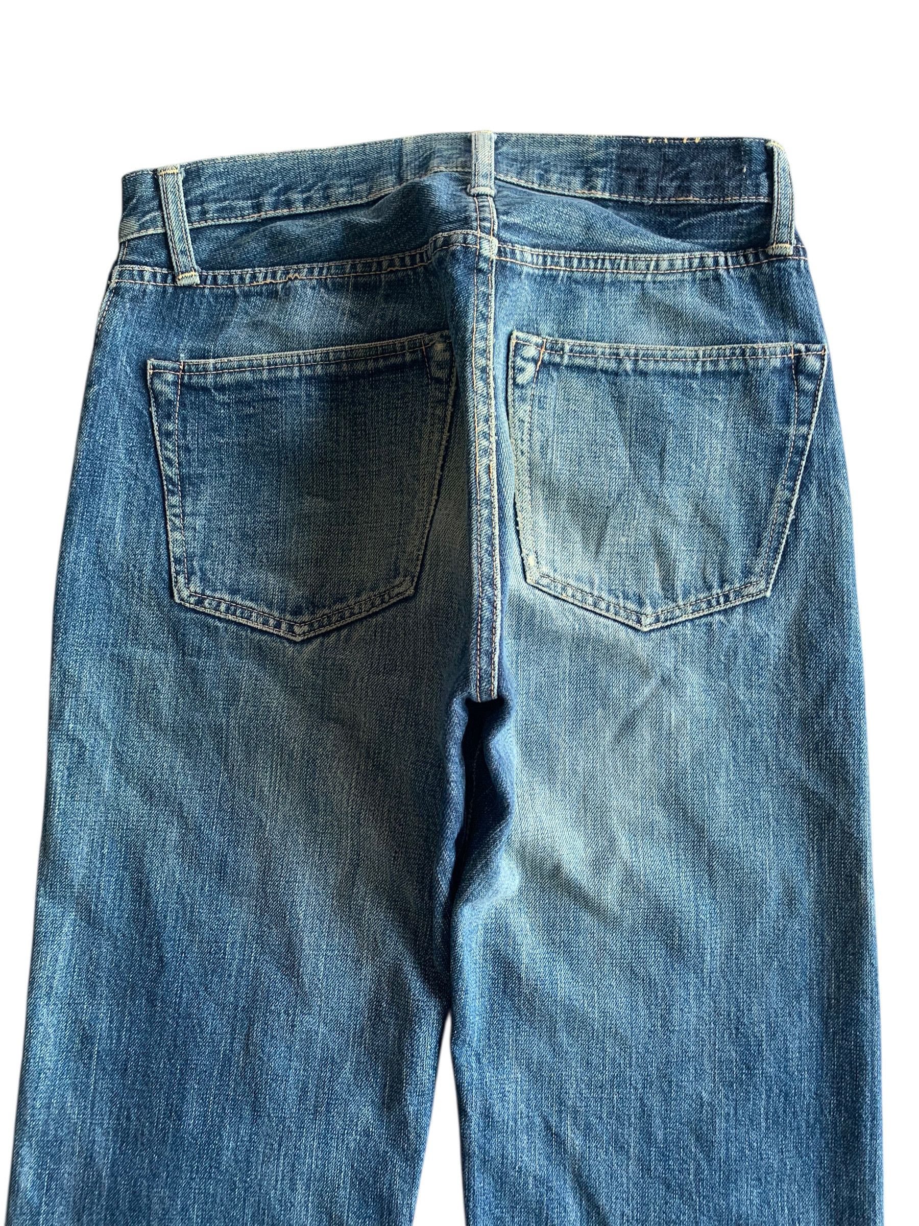 OMNIGOD VINTAGE OMNIGOD SELVEDGE RUSTY JAPANESE DISTRESSED DENIM Size US 29 - 8 Thumbnail