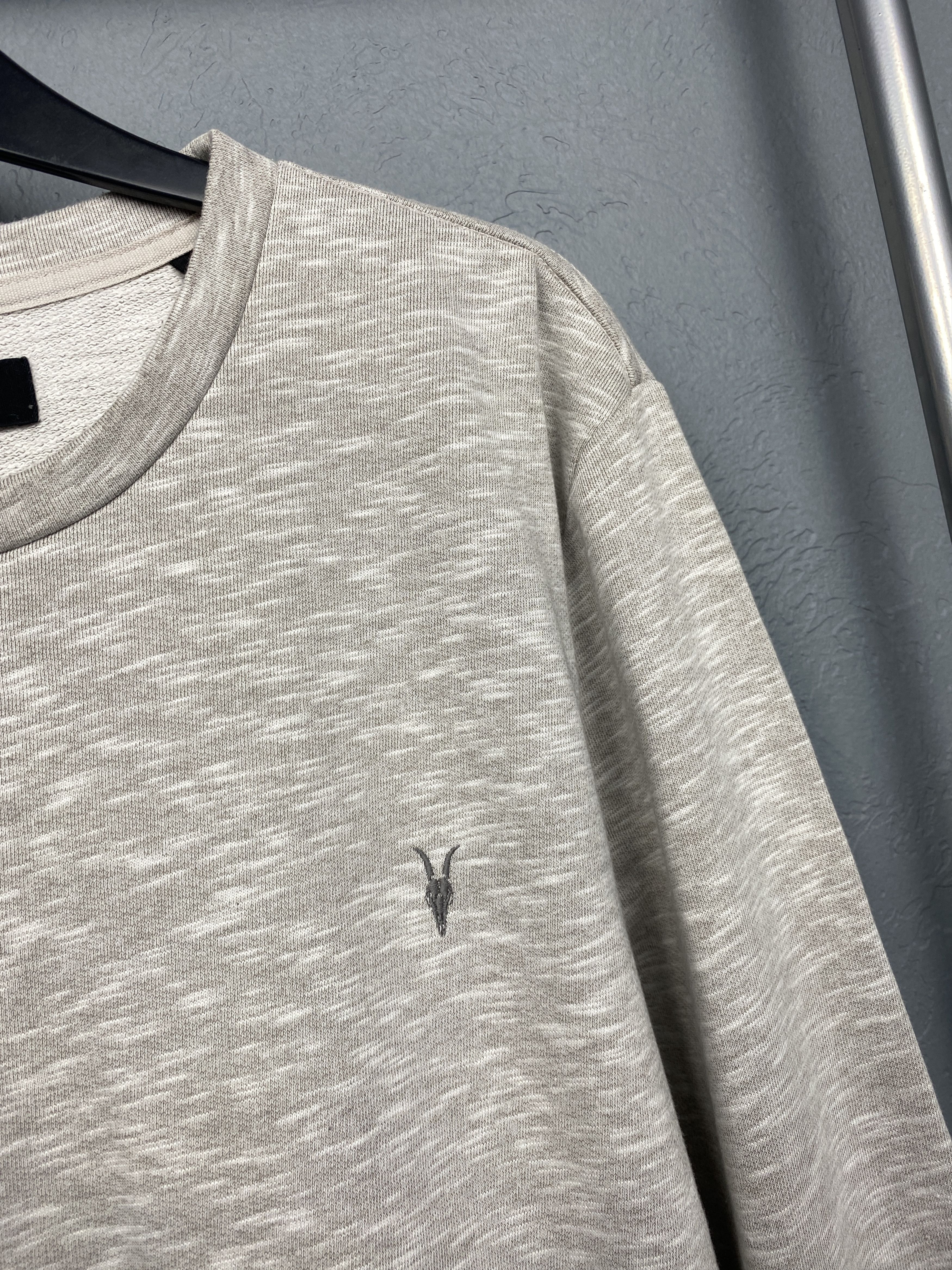 Allsaints Allsaints Vintage Mens Gahan Crew Neck Sweatshirt Size US L / EU 52-54 / 3 - 3 Thumbnail