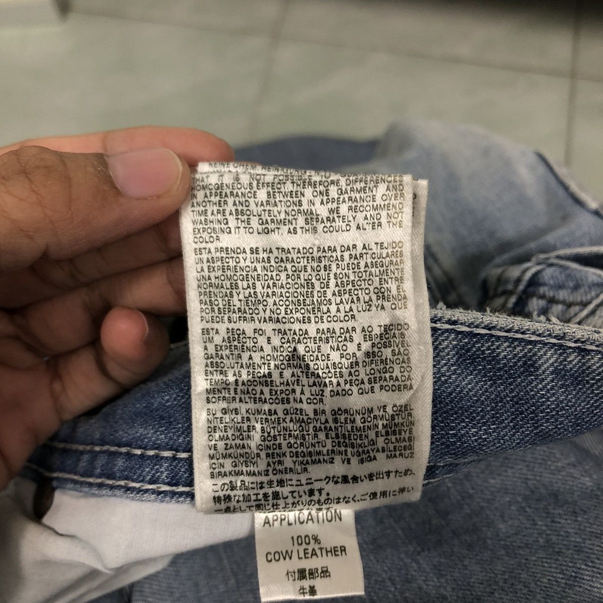 Diesel 🔥Biker Denim Jeans Diesel Industry Denim Division Size US 38 / EU 54 - 22 Thumbnail