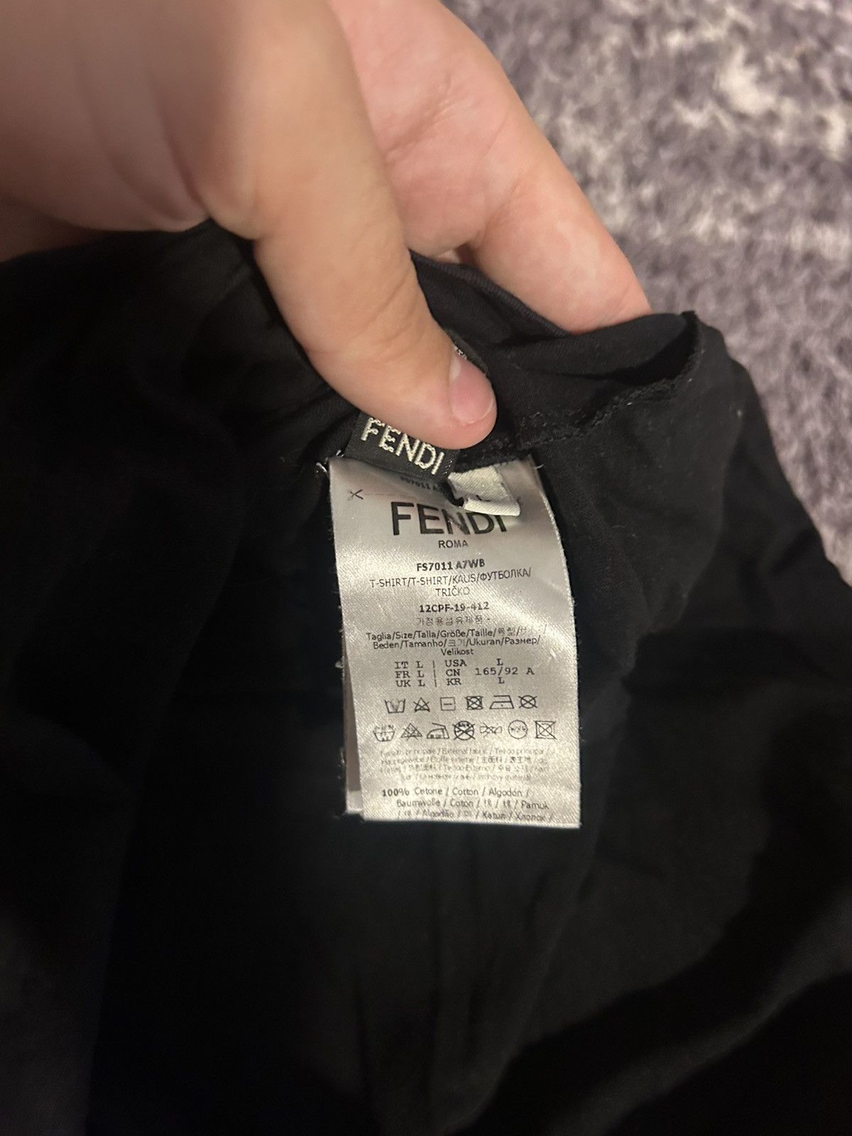 Fendi Fendi T shirt Size US L / EU 52-54 / 3 - 6 Thumbnail