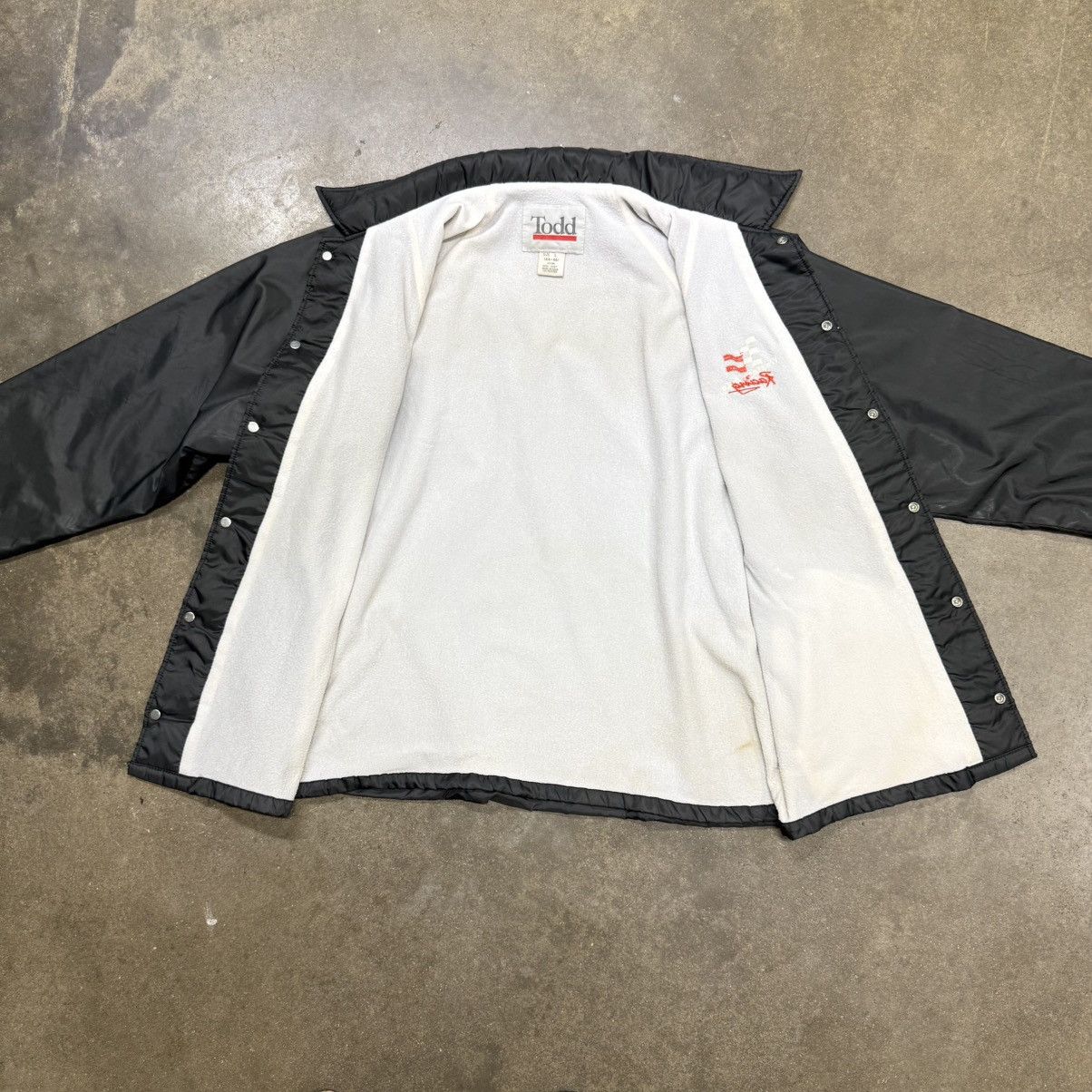 Vintage Todd Vintage Racing Jacket Bomber USA Made 90s Grunge Size US L / EU 52-54 / 3 - 6 Thumbnail