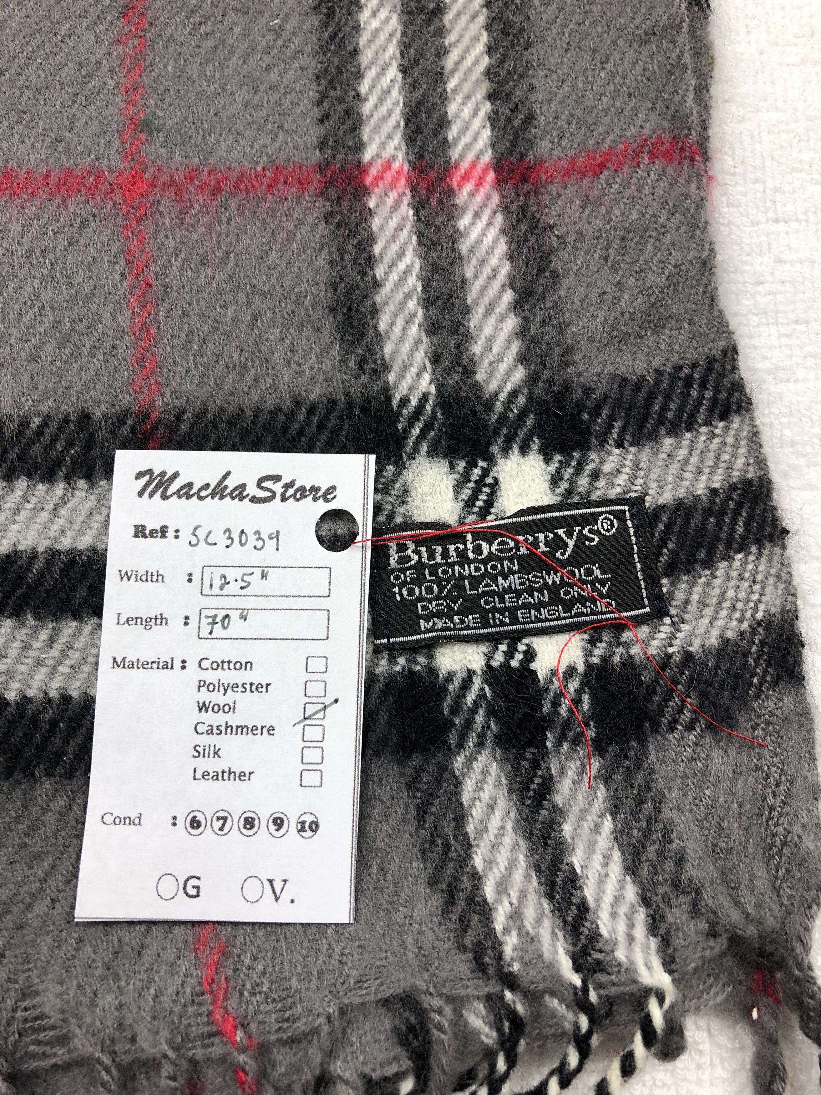 Burberry Burberry Lambswool Scarf / Muffler / Neckwear Size ONE SIZE - 4 Thumbnail