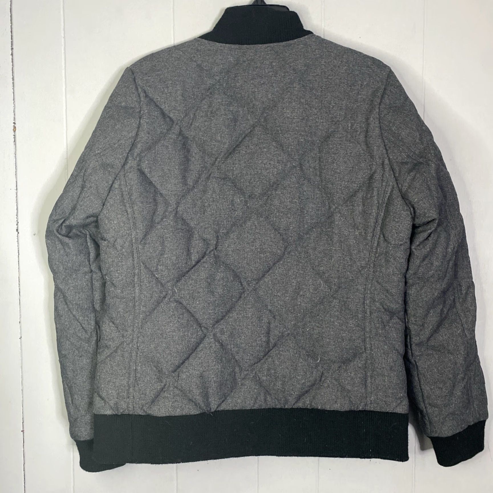 Eddie Bauer VINTAGE Eddie Bauer Down Jacket - Bomber, Quilted, Gray, Size L, Women, 21X26 MP 21X26 Size L / US 10 / IT 46 - 7 Thumbnail