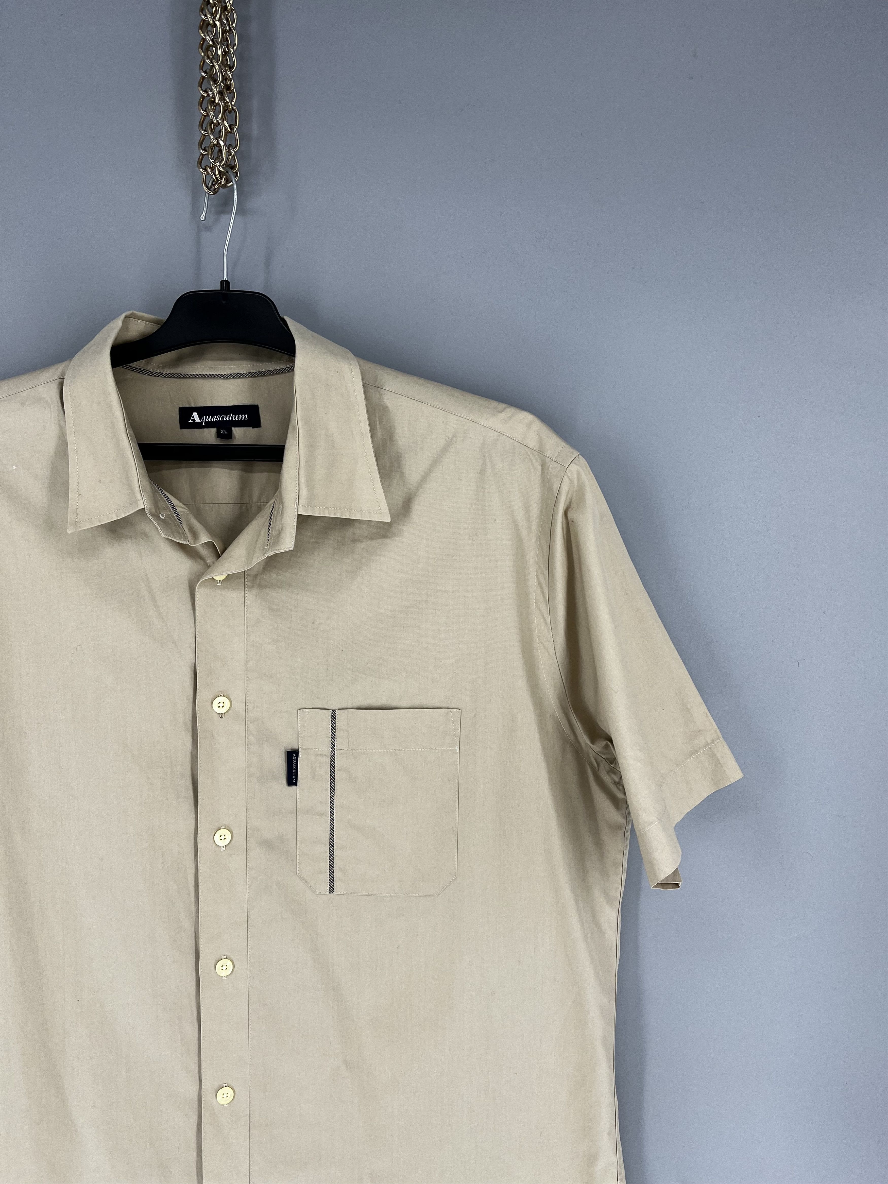 Aquascutum Mens Shirt Long Sleeve Aquascutum Vintage Size XL Size US XL / EU 56 / 4 - 5 Thumbnail
