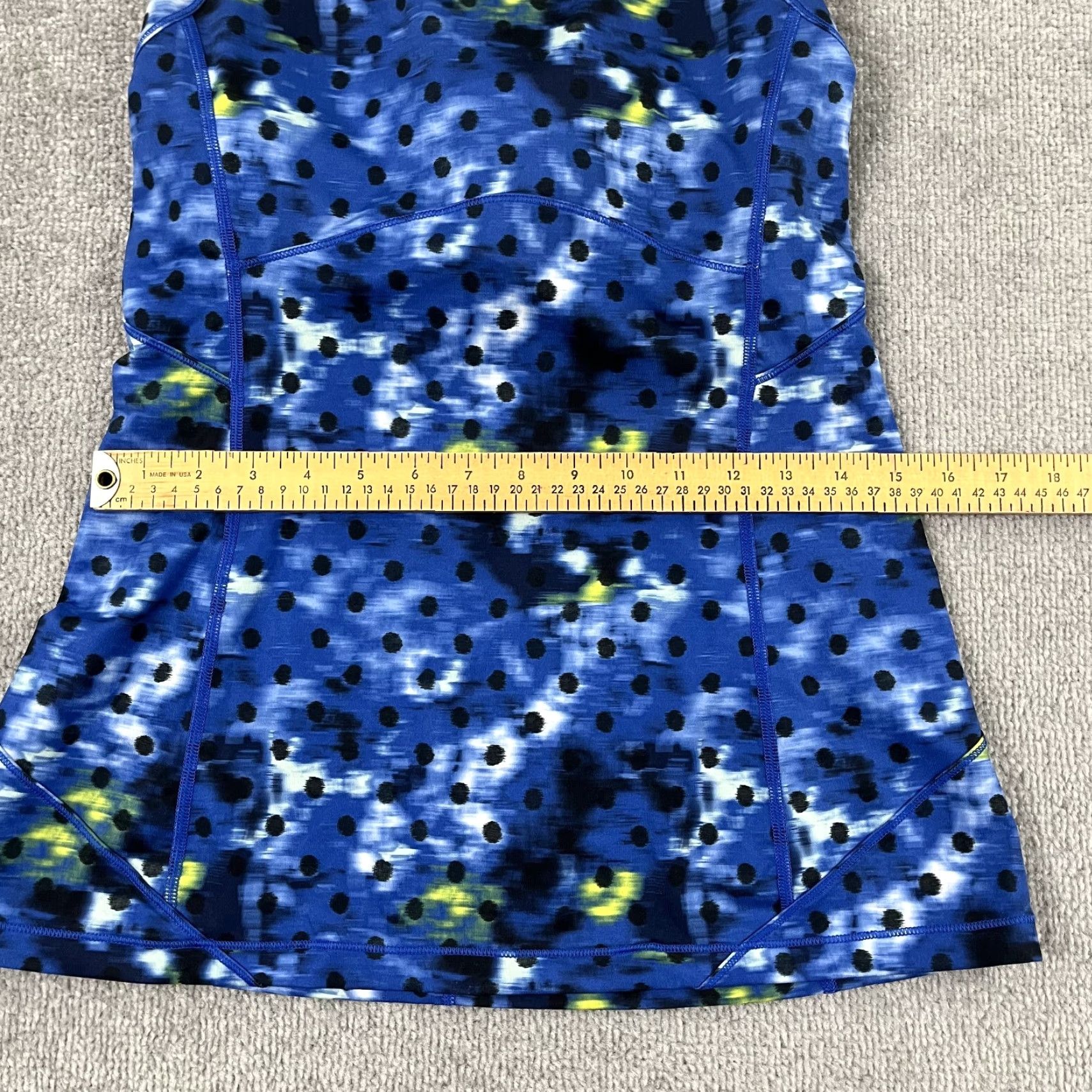 Lululemon LULULEMON Kanto Catch Me Tank Top Womens Size 10 Yoga Gym Running Windy Blooms Blue Size L / US 10 / IT 46 - 7 Thumbnail