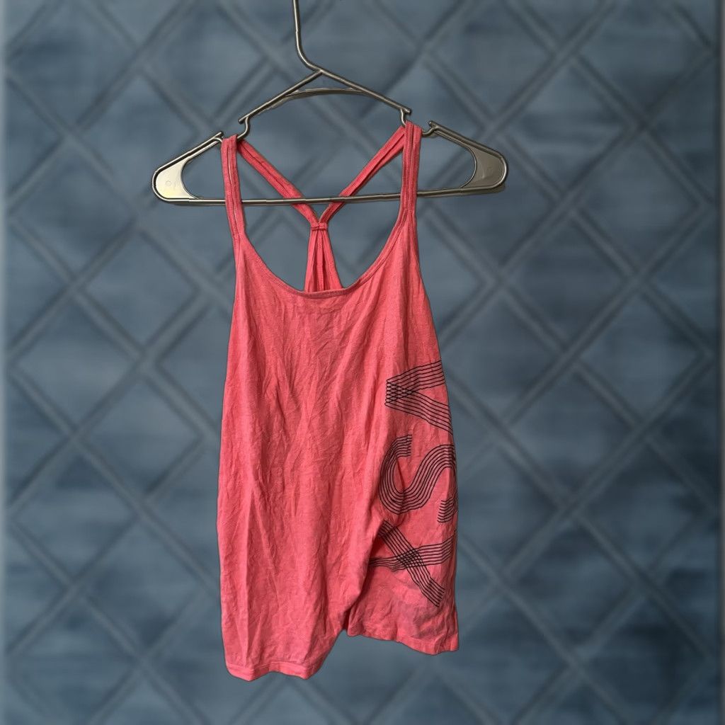 Victoria's Secret VSX Victoria Sport Women’s Pink Color Tank Top Size Medium Long Graphic Size M / US 6-8 / IT 42-44 - 1 Thumbnail