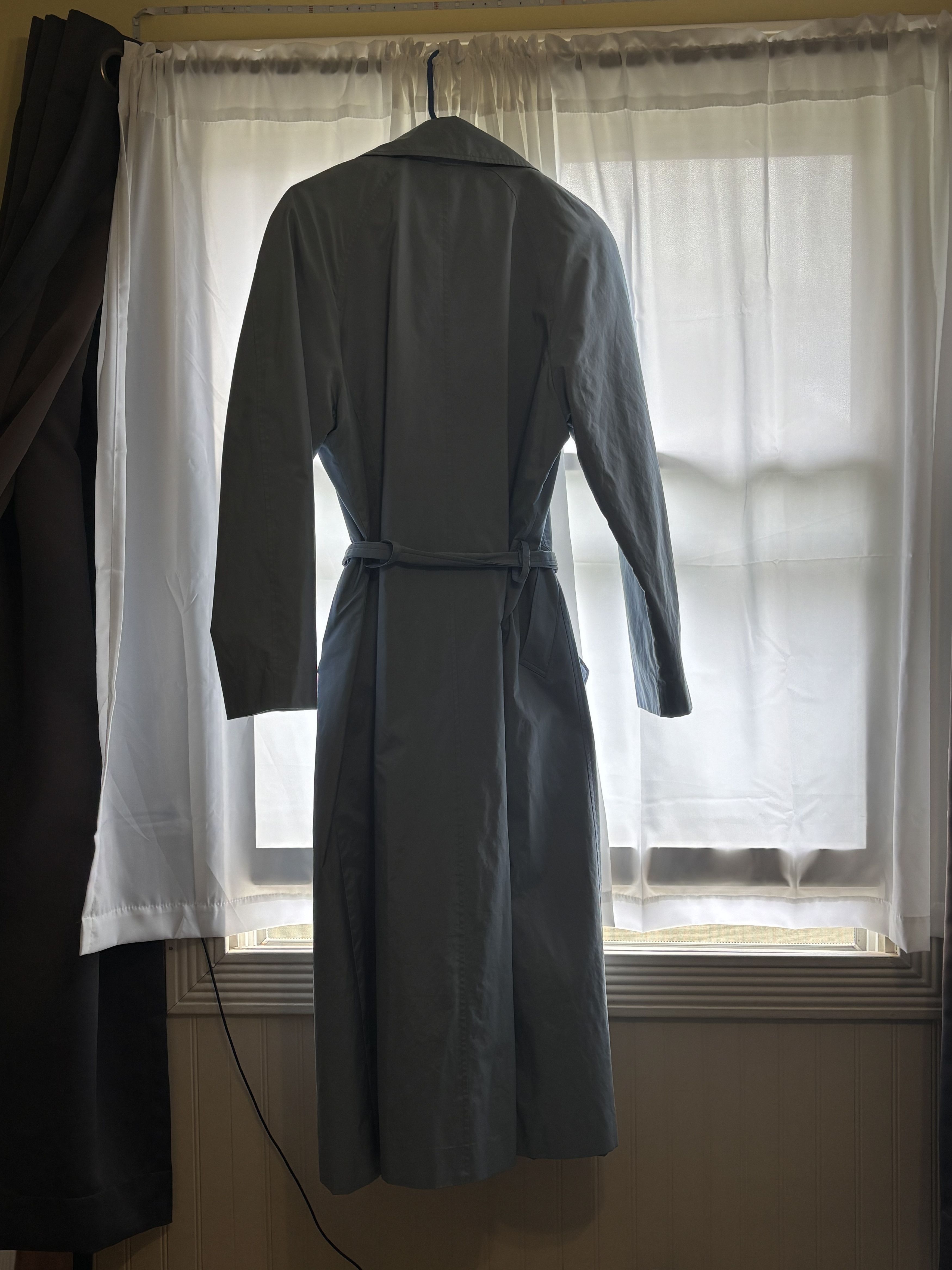 London Fog Vintage London Fog Double-Breasted Long Trench Coat w/ Belt Size L / US 10 / IT 46 - 3 Thumbnail
