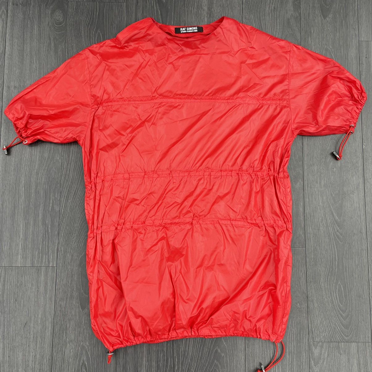Raf Simons S/S 2008 Raf Simons Red Nylon Shirt Size US M / EU 48-50 / 2 - 1 Thumbnail