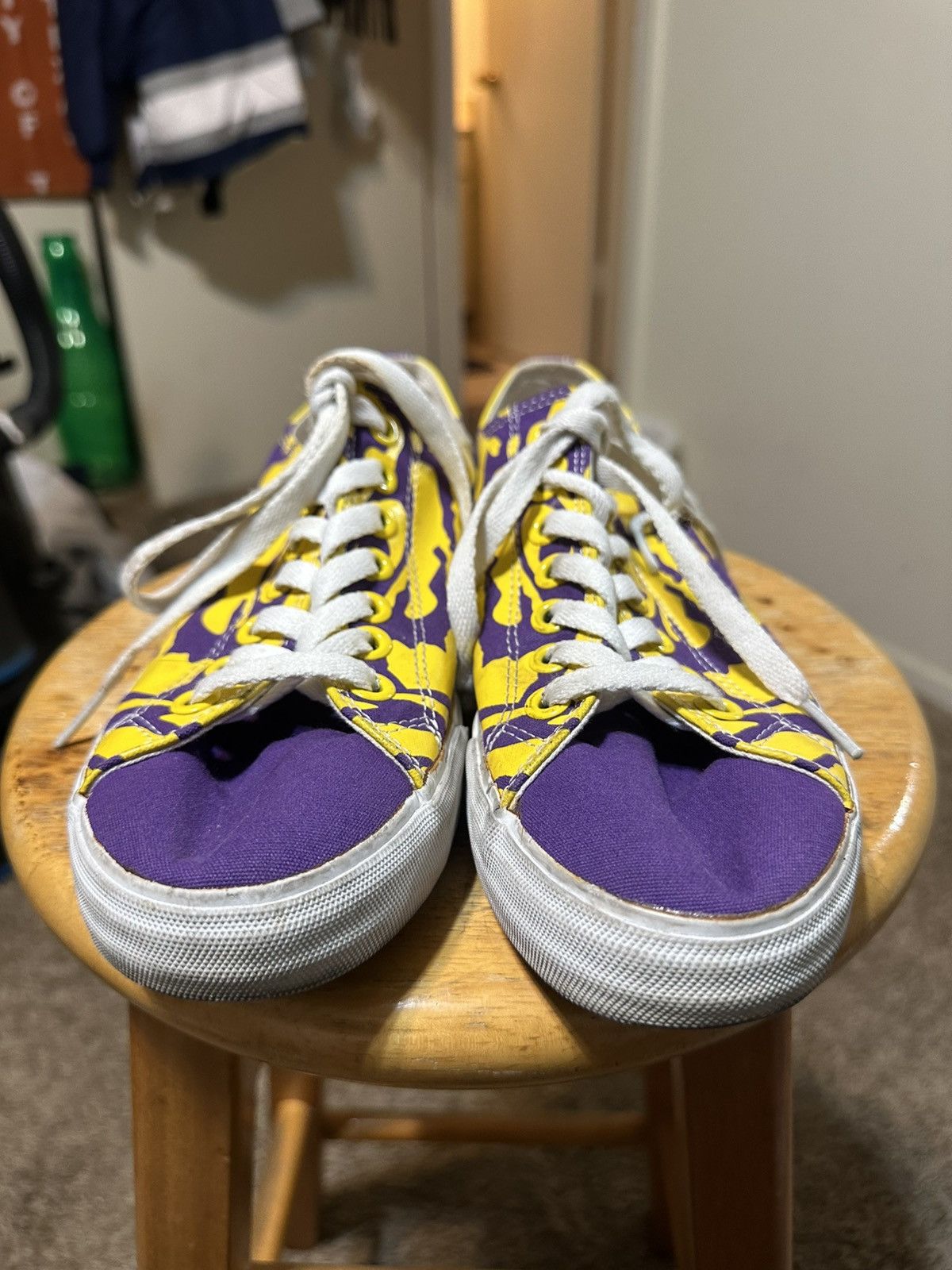 NCAA Vintage NCAA LSU Tigers “triple strips” 00s size 7.5 Size US 7.5 / EU 40-41 - 2 Thumbnail