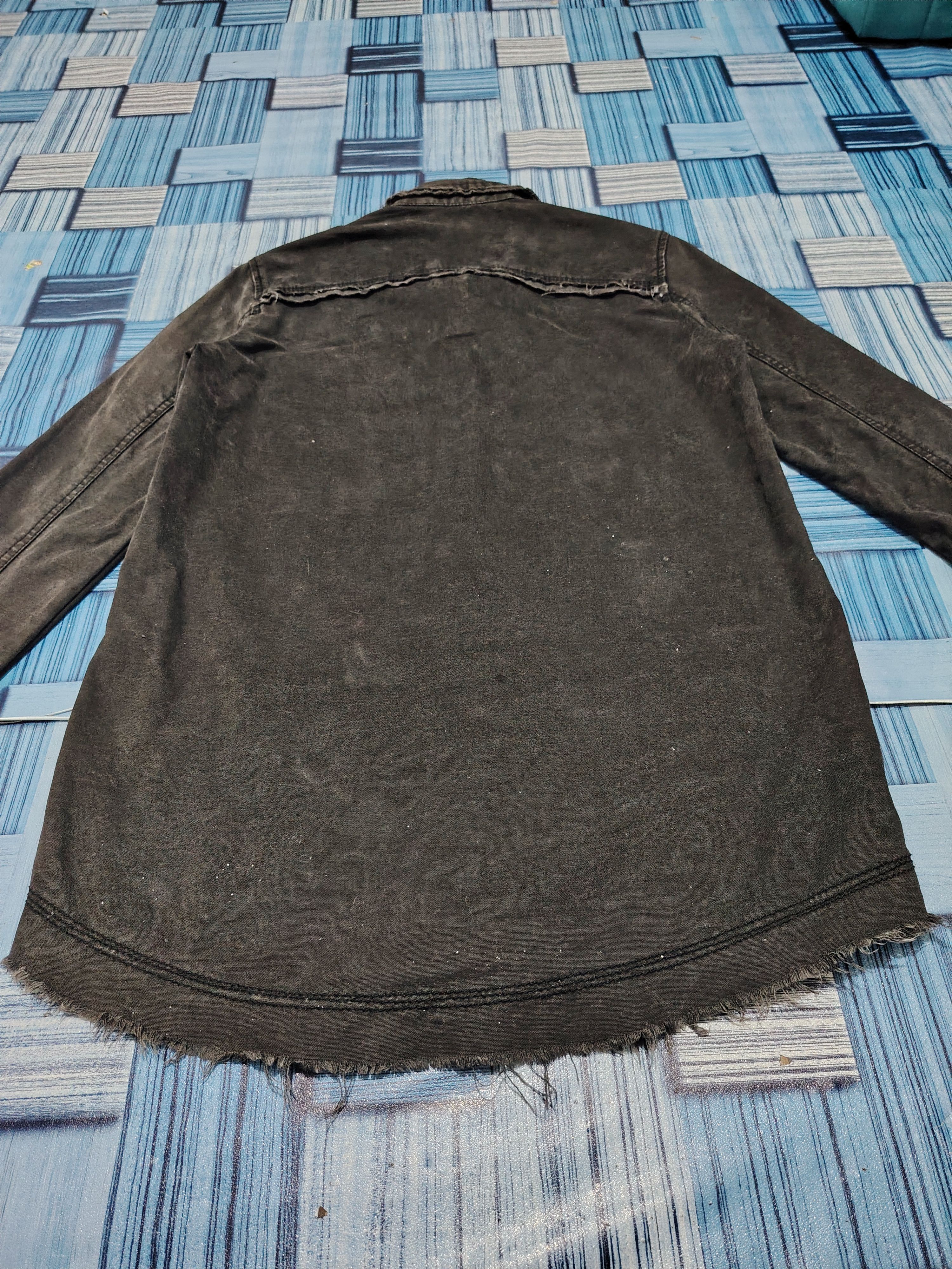 14th Addiction Distressed Japanese Tankus Shirt patchwork design Size US S / EU 44-46 / 1 - 16 Thumbnail