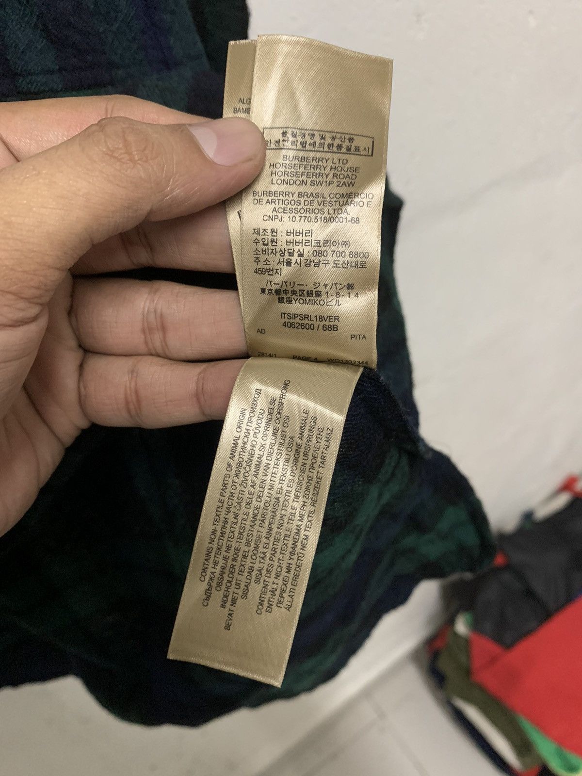 Burberry × Designer Vintage Burberry Dress Wool Size M / US 6-8 / IT 42-44 - 11 Thumbnail