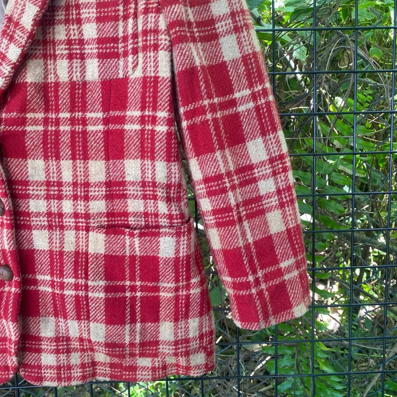 Designer × Mademoiselle Non Non × Vintage Vintage Mademoiselle Non non Checkered Board Coat Jacket Size US S / EU 44-46 / 1 - 5 Thumbnail