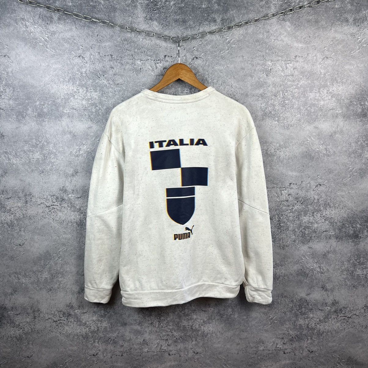 Puma × Vintage Puma Italia Vintage Sweatshirt Size US M / EU 48-50 / 2 - 2 Thumbnail