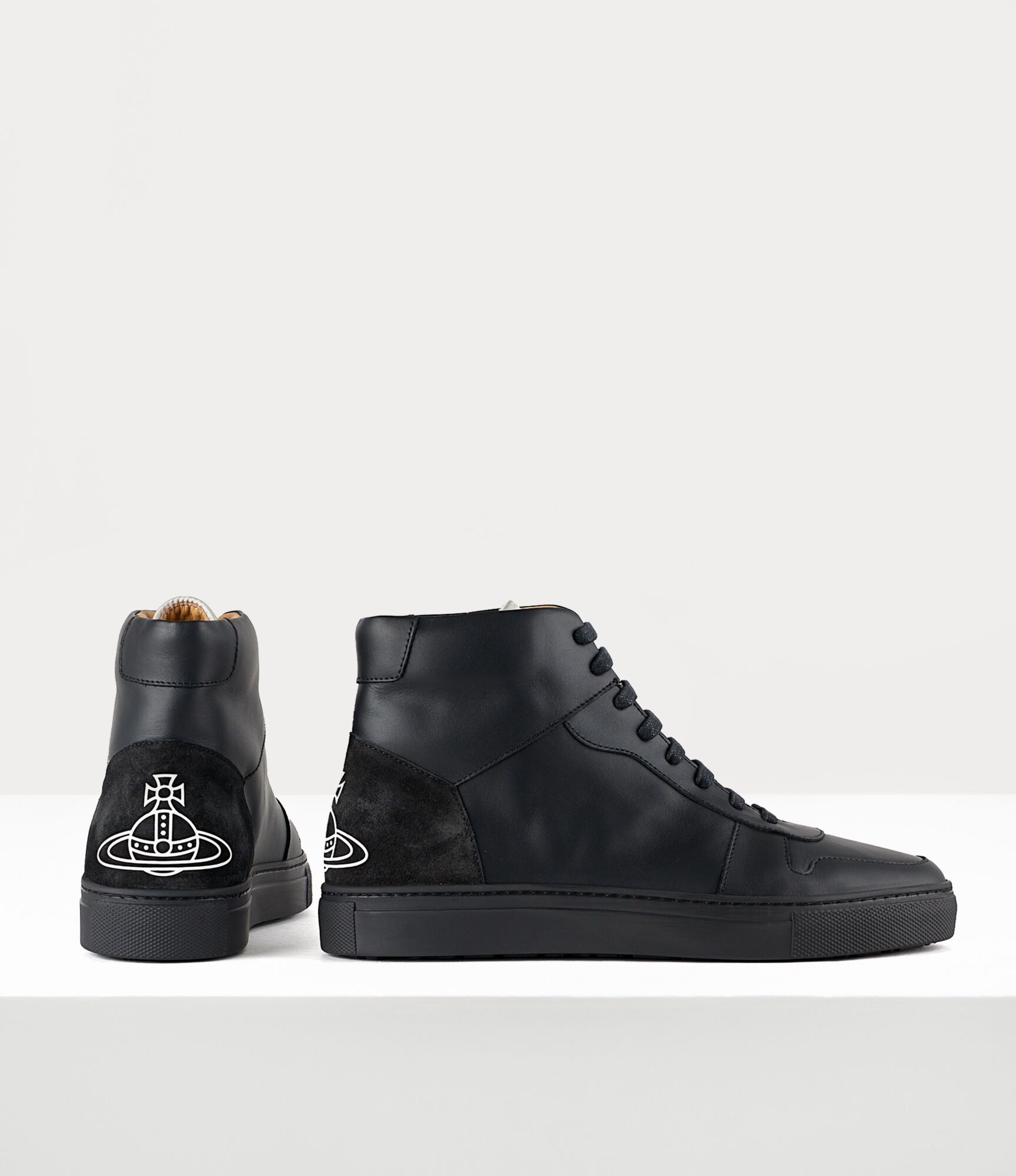 Vivienne Westwood o1y0525 Hi-Top Sneakers in Black Size US 8 / EU 41 - 2 Thumbnail