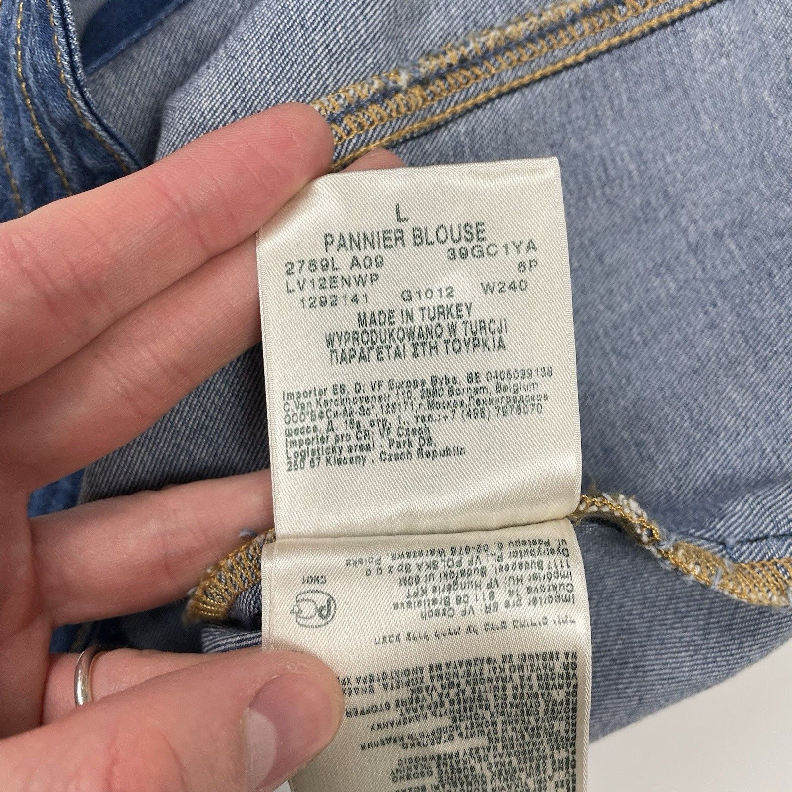 Vivienne Westwood Vivienne Westwood Lee Denim Corset Pannier Blouse Bustier Size L / US 10 / IT 46 - 7 Thumbnail