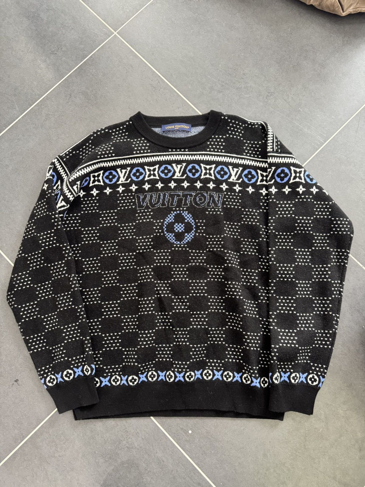 Louis Vuitton Louis vuitton Jacquard Wool Pullover Size US L / EU 52-54 / 3 - 1 Thumbnail