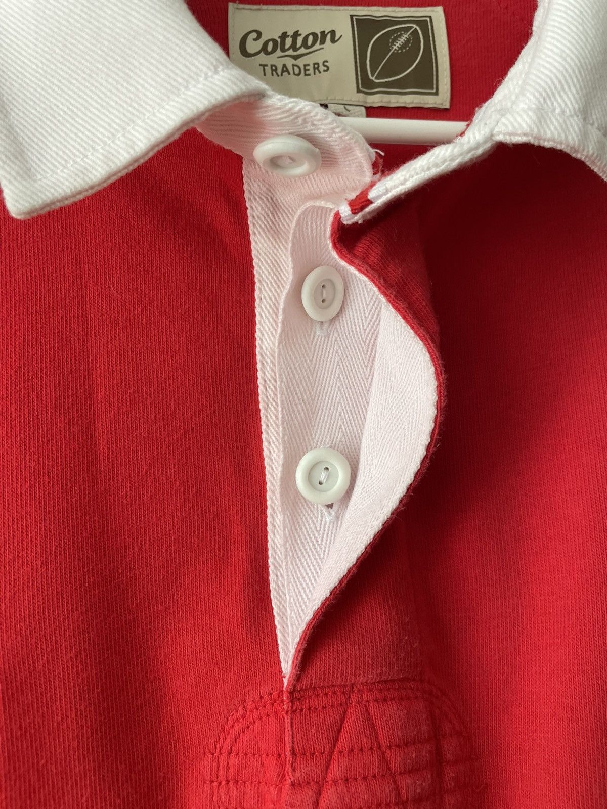 Cotton Traders Wales Rugby Shirt Jersey Cotton Trades Number #1 Size US L / EU 52-54 / 3 - 4 Thumbnail