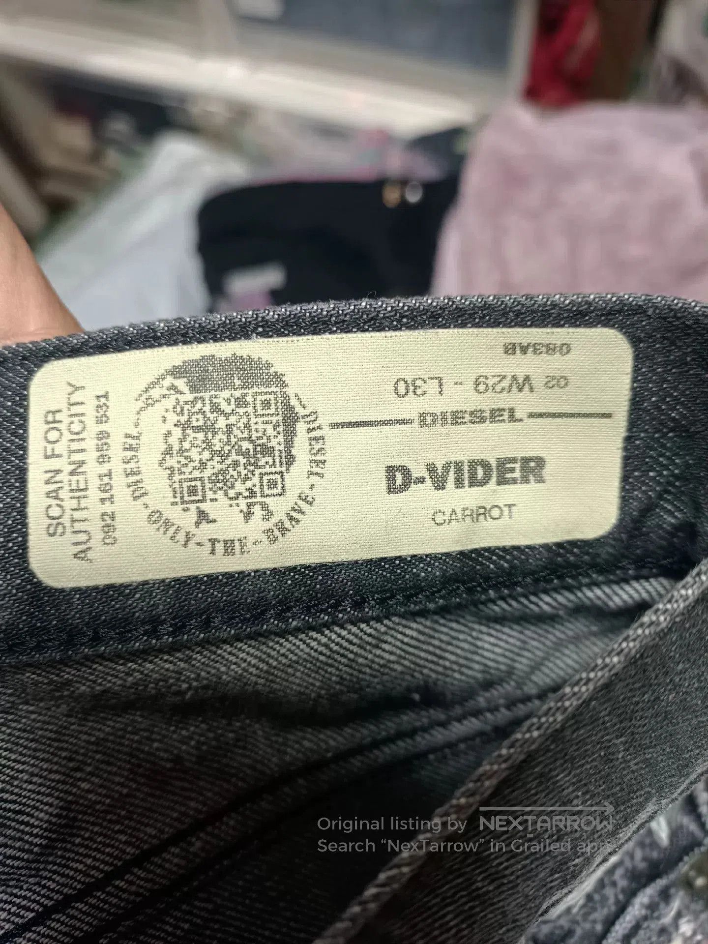 Diesel Diesel D-vider 083AB Jeans. Size US 29 - 8 Thumbnail