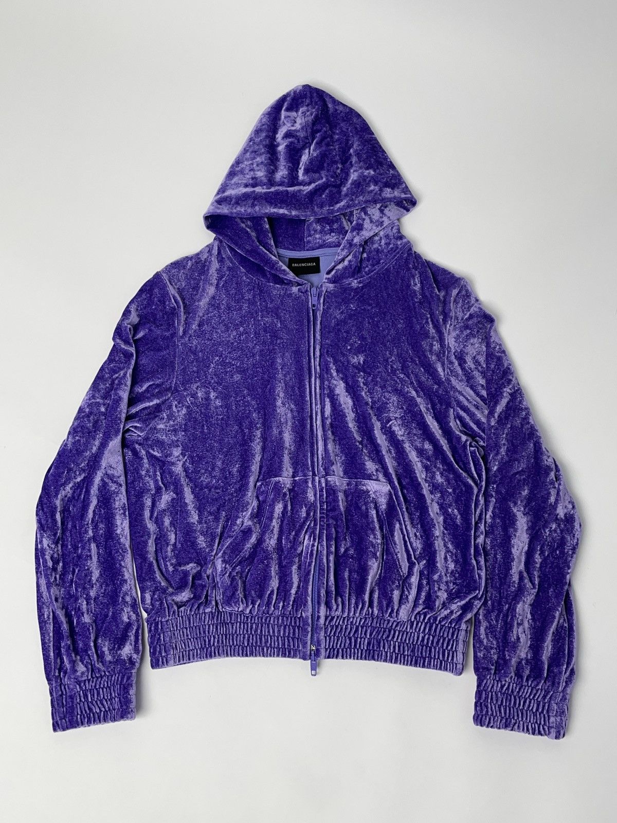 Balenciaga Balenciaga velour velvet strass crystal embellished hoodie Size US S / EU 44-46 / 1 - 2 Thumbnail