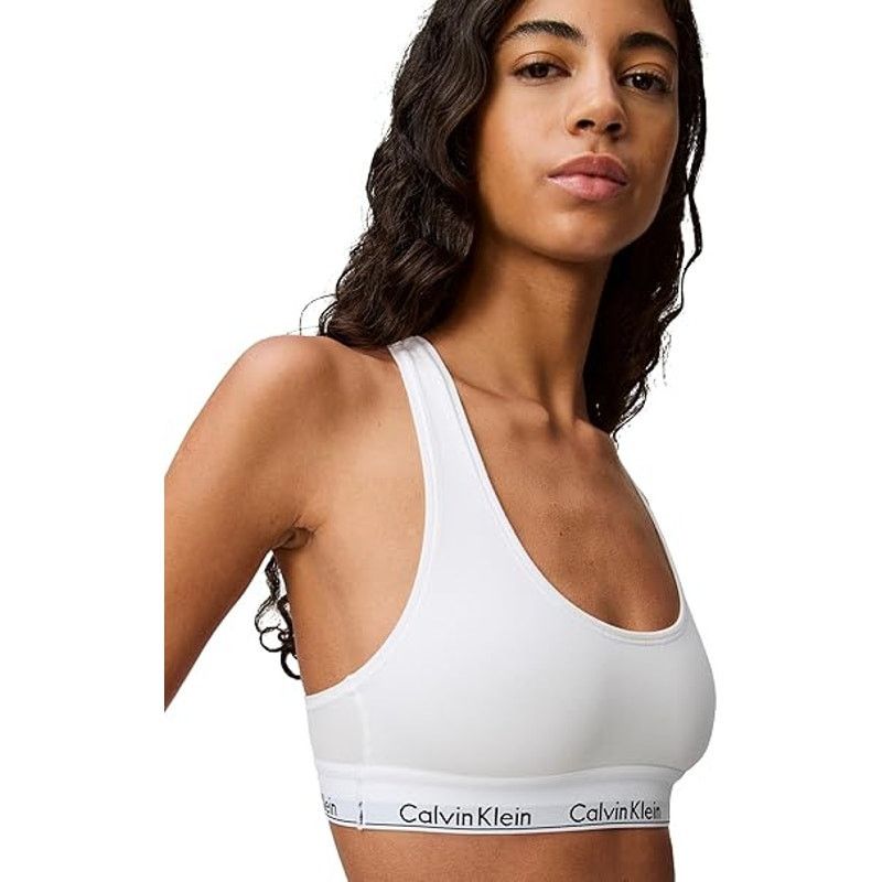 Calvin Klein NWT New Calvin Klein Womens XL Cotton Unlined Wireless Bra Size XL / US 12-14 / IT 48-50 - 5 Thumbnail