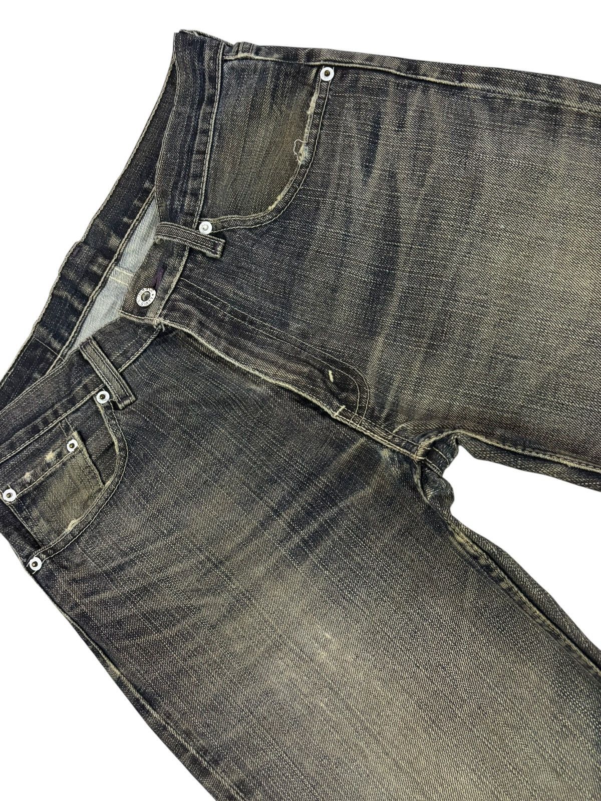Levi's Vtg 90s Levis Japan 501 Distressed Jeans Size US 30 / EU 46 - 4 Thumbnail