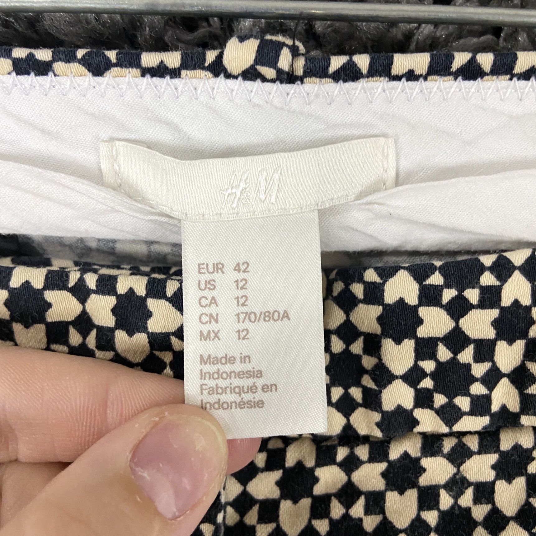 H&M H&M Chino Pants Women Adult 12 Multicolor Pattern Pockets Womens Size 34" / US 12 / IT 48 - 5 Thumbnail