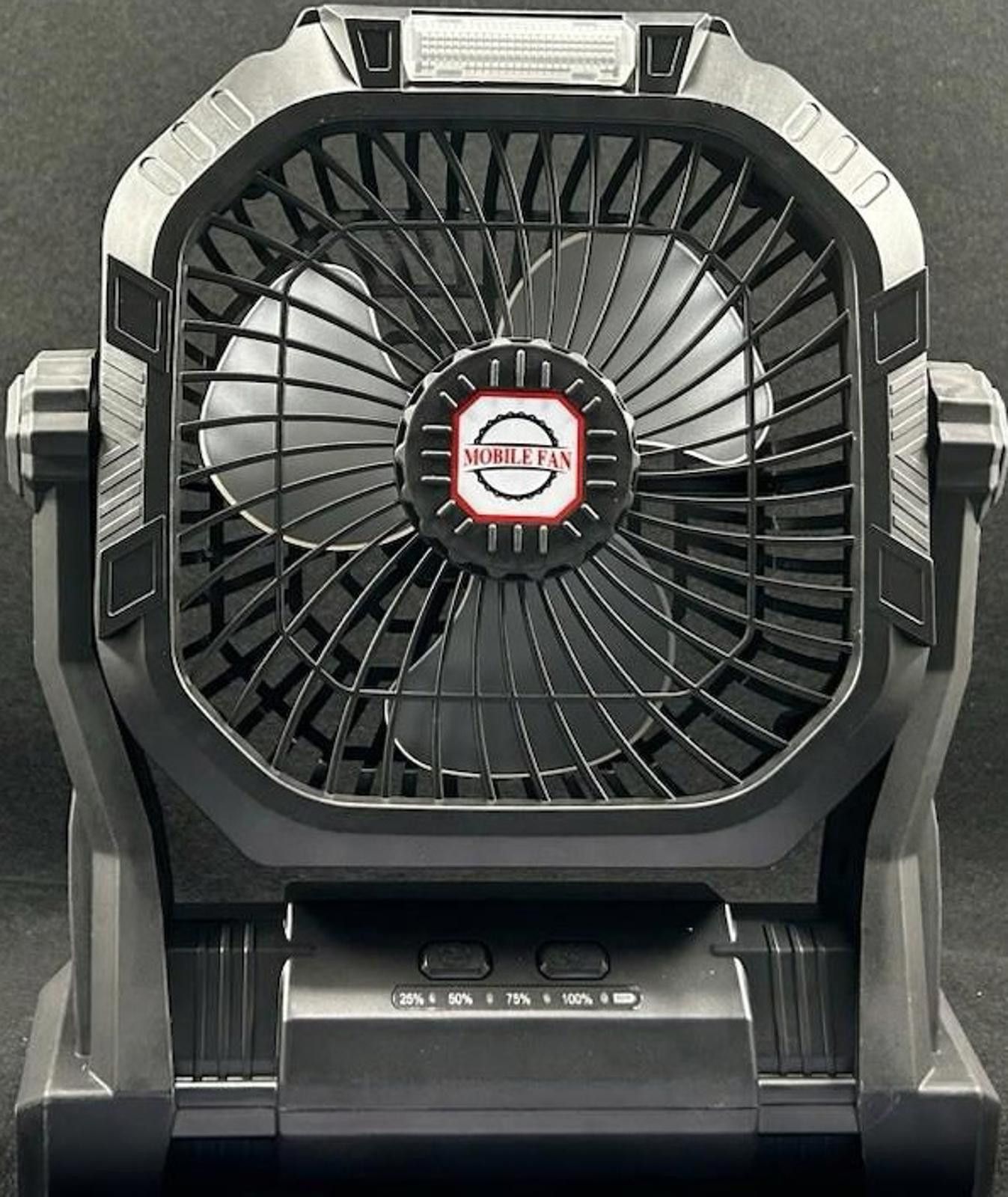Other Movable Fan P20 Table/Desk Fan, Black, Rechargeable, 180° Size ONE SIZE - 2 Thumbnail
