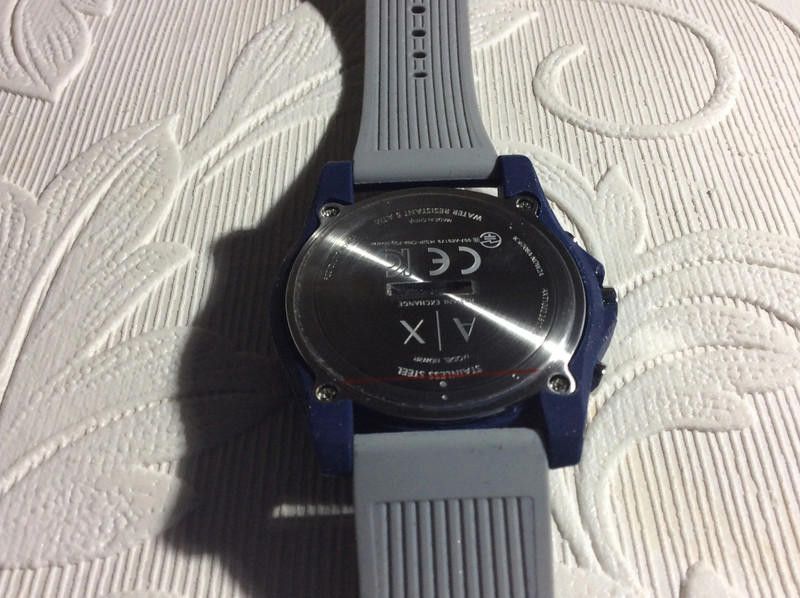 Armani Exchange Armina men's connected blue rubber strap watch Size ONE SIZE - 6 Thumbnail