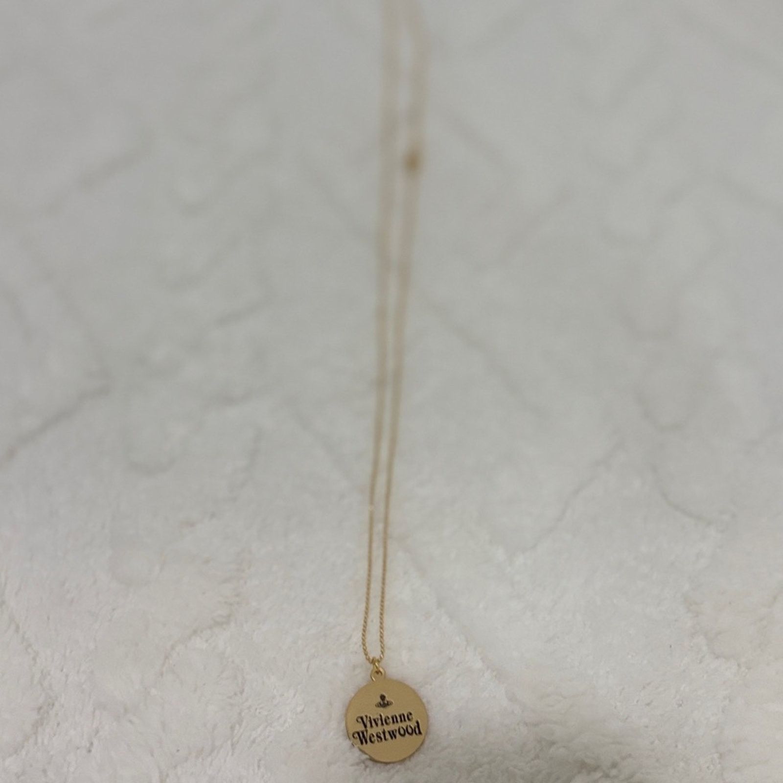Vivienne Westwood Vivienne Westwood Logo Pendant Necklace 18K gold-plated Size ONE SIZE - 7 Thumbnail