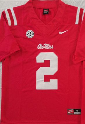 Other Men's Ole Miss Rebels #2 Jaxson Dart Red Stitched jersey Size US M / EU 48-50 / 2 - 2 Thumbnail