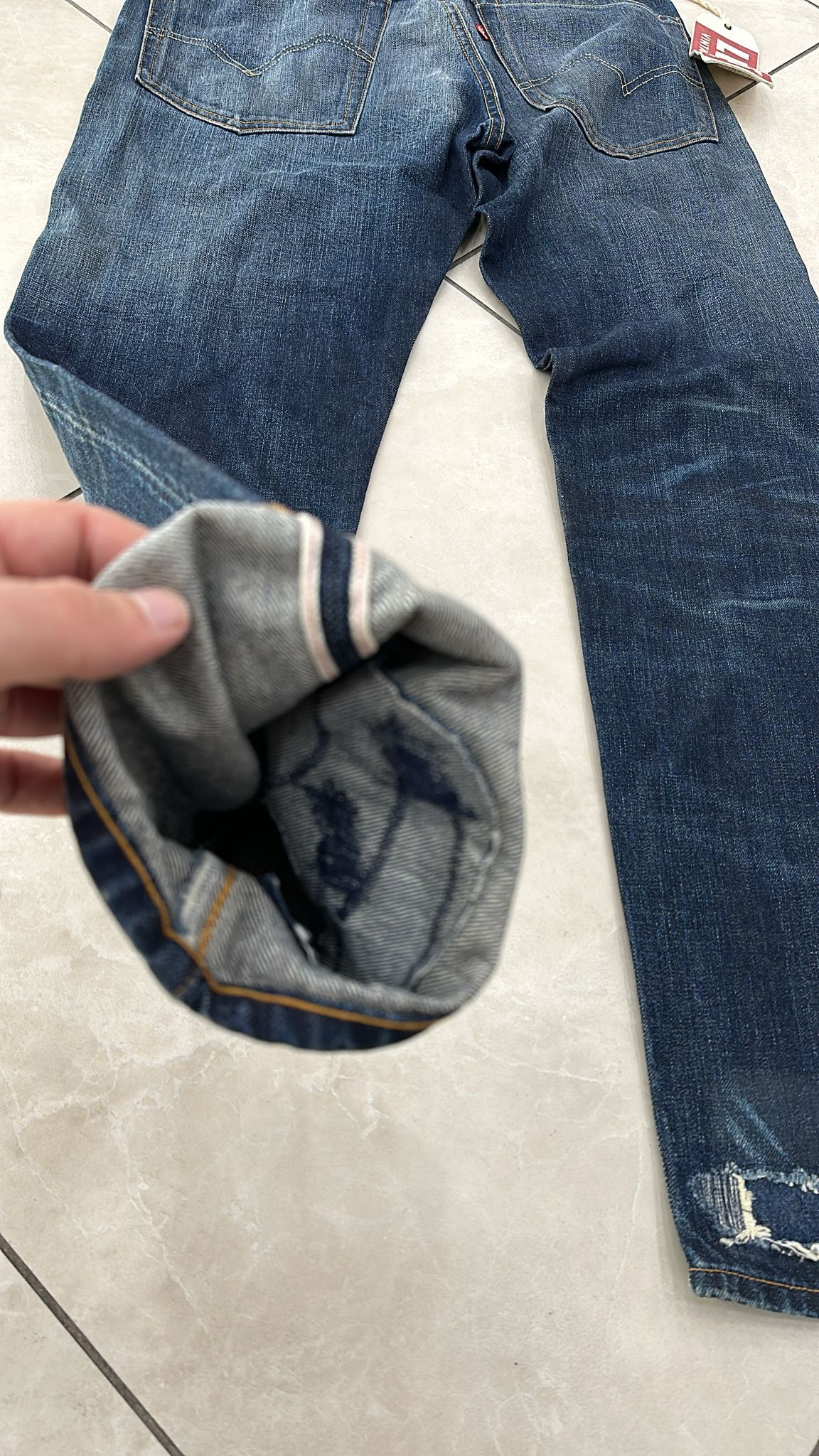 Levi's Vintage Clothing LVC Levi's Vintage Clothing 19?? 501Z XX BigE Selvedge Jeans Size US 32 / EU 48 - 3 Thumbnail