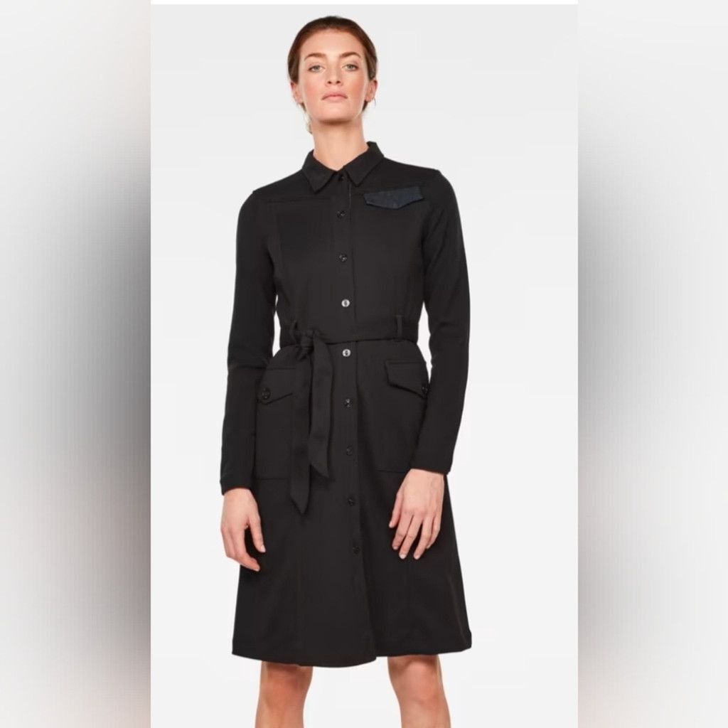 G- Star Raw Black HA Army Dress Size Large