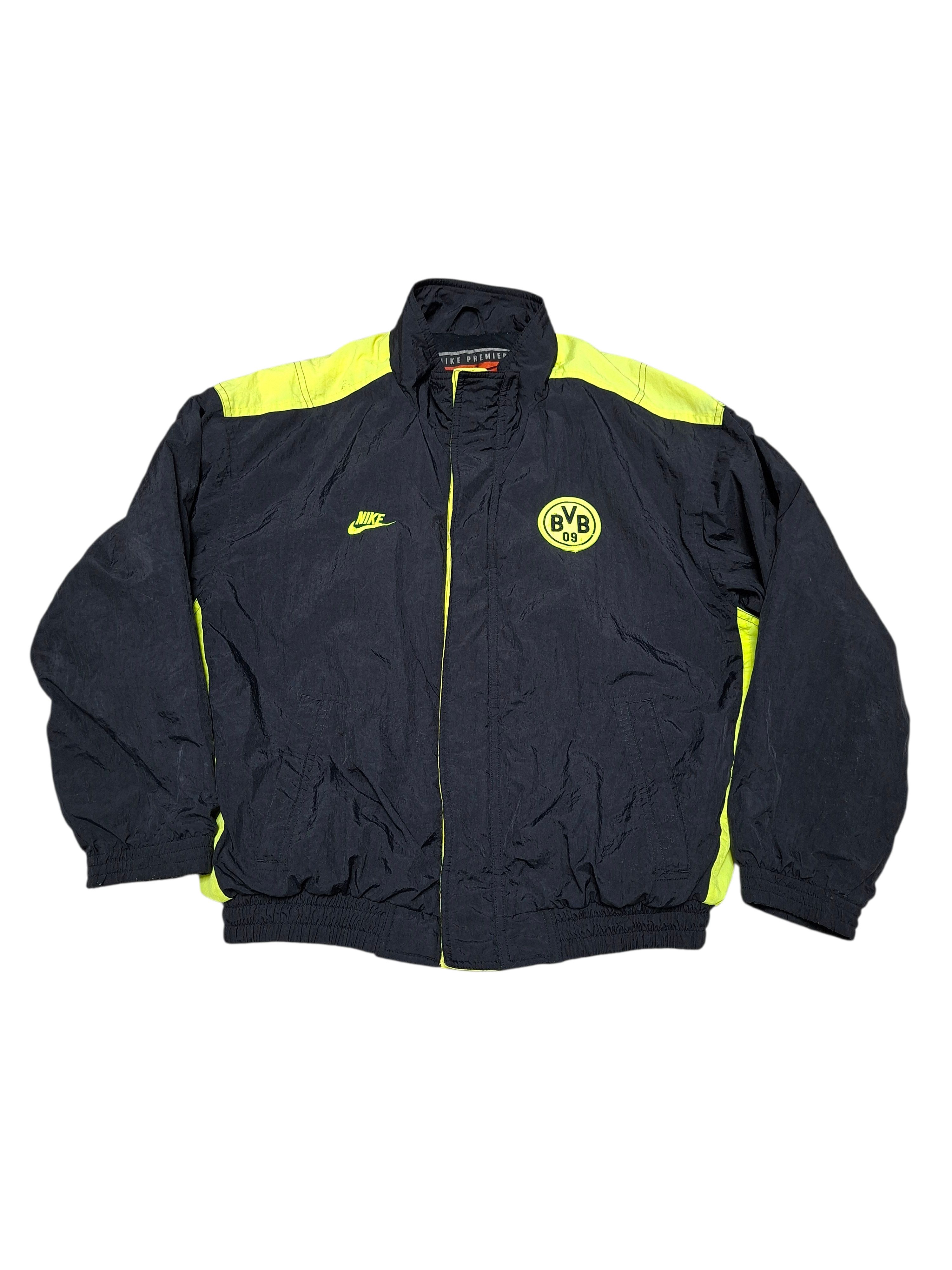 BORUSSIA DORTMUND NIKE VINTAGE 90S SOCCER NYLON JACKET