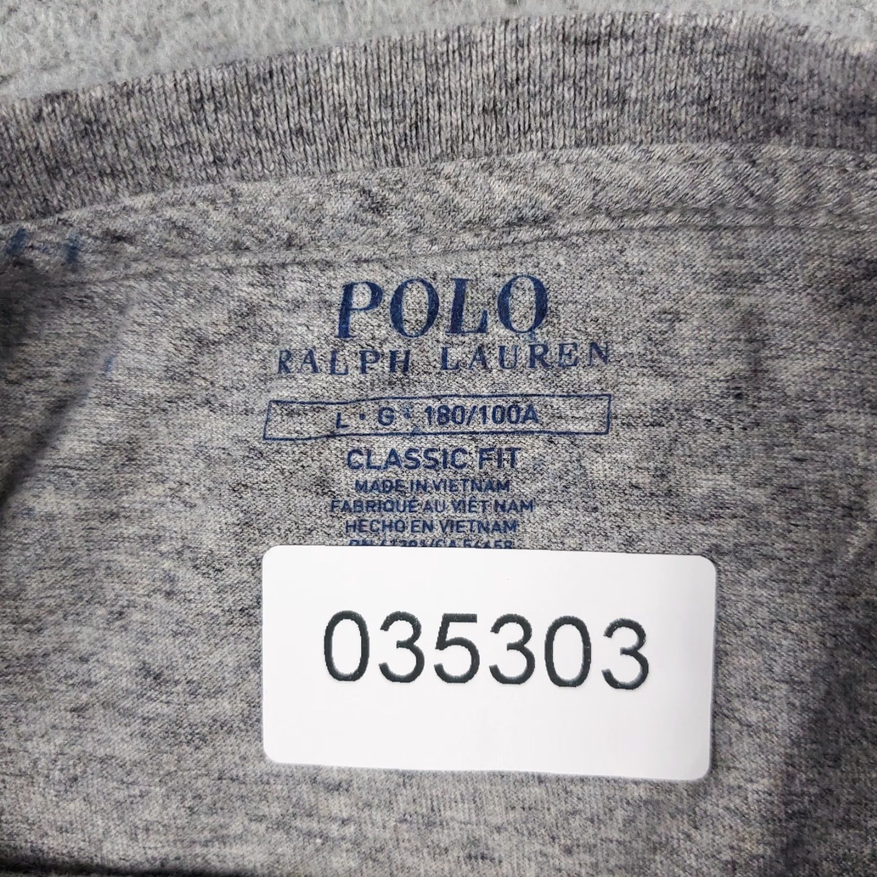 Ralph Lauren Ralph Lauren T Shirt Mens Large Gray Pony Short Sleeve Crew Neck Cotton Classic American Tee L Mens Size US L / EU 52-54 / 3 - 7 Thumbnail