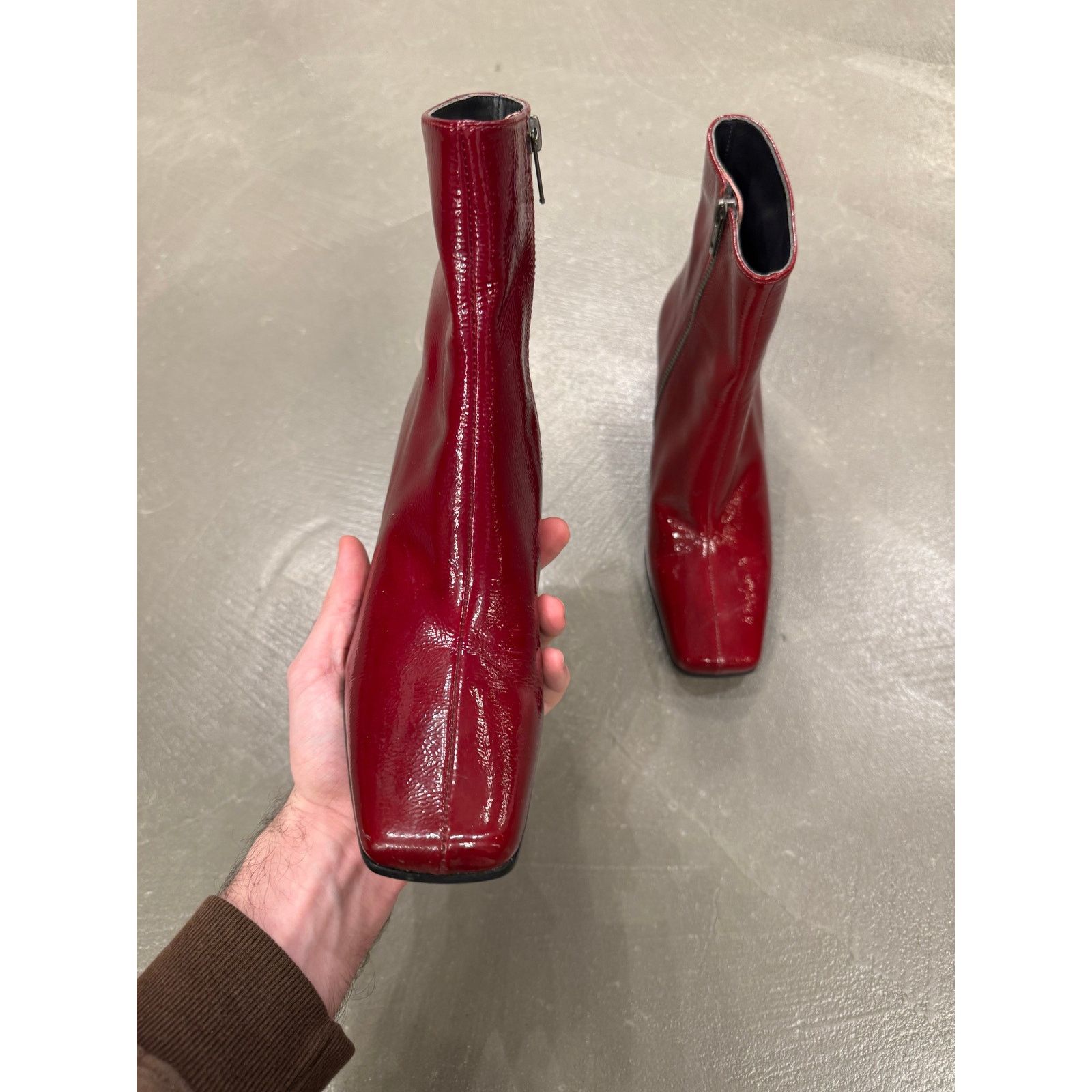 Ann Demeulemeester Ann Demeulemeester red ankle boots Size US 6 / IT 36 - 7 Thumbnail