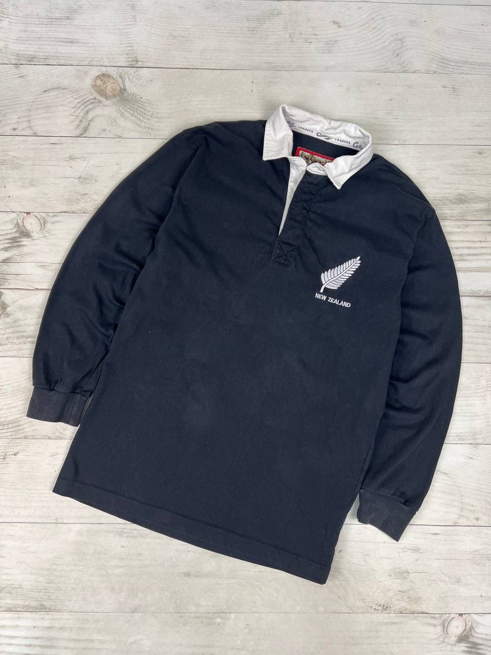 Cotton Traders Vintage Cotton Traders New Zealand Rugby Long Sleeve Shirt Size US M / EU 48-50 / 2 - 1 Thumbnail