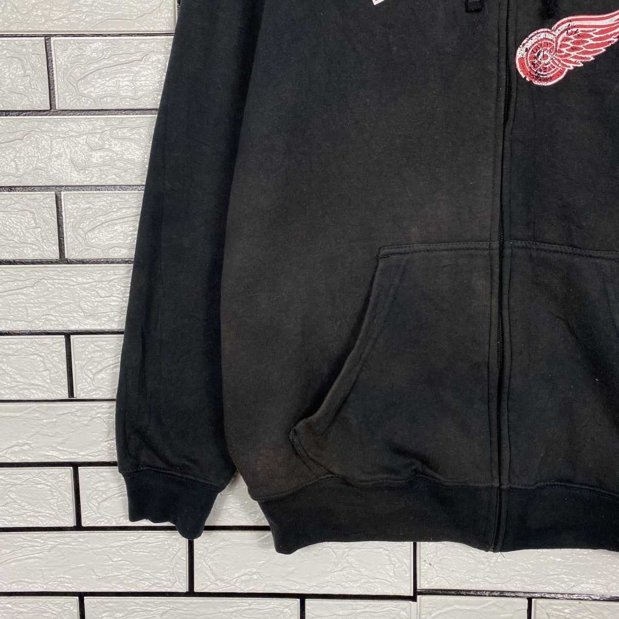 NHL 📌Vintage Zipper Bomber Jacket NHL Red Wings Big Logo Size US L / EU 52-54 / 3 - 5 Thumbnail