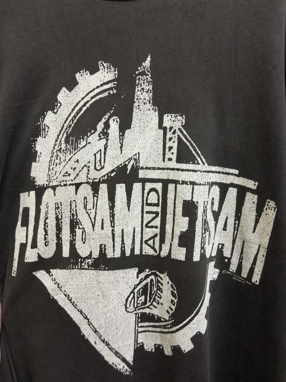 Band Tees distressed sun faded rare flotsam and jetsam erd style Size US L / EU 52-54 / 3 - 11 Thumbnail
