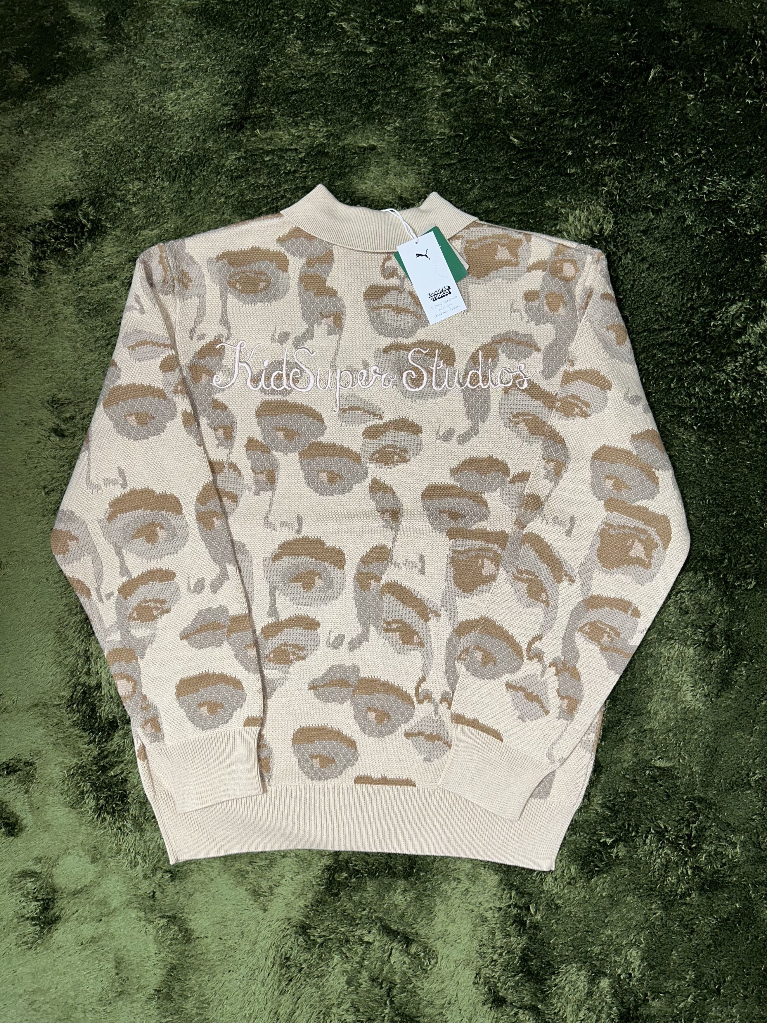 [S] kidsuper studio x puma collaboration cardigan