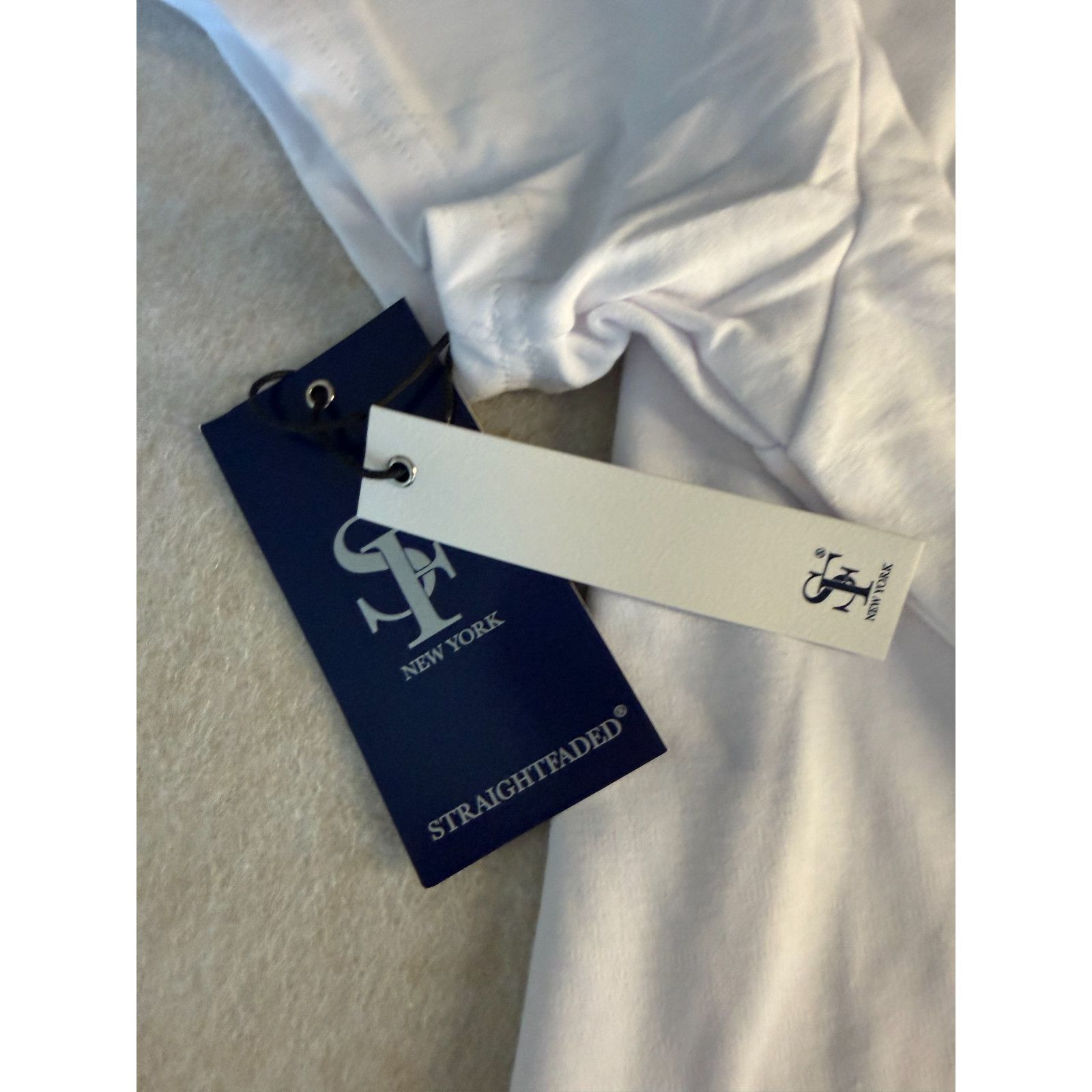 The Unbranded Brand straight forward new york Mens 2XB White T Shirt NWT Big Ta Size US XXL / EU 58 / 5 - 8 Thumbnail