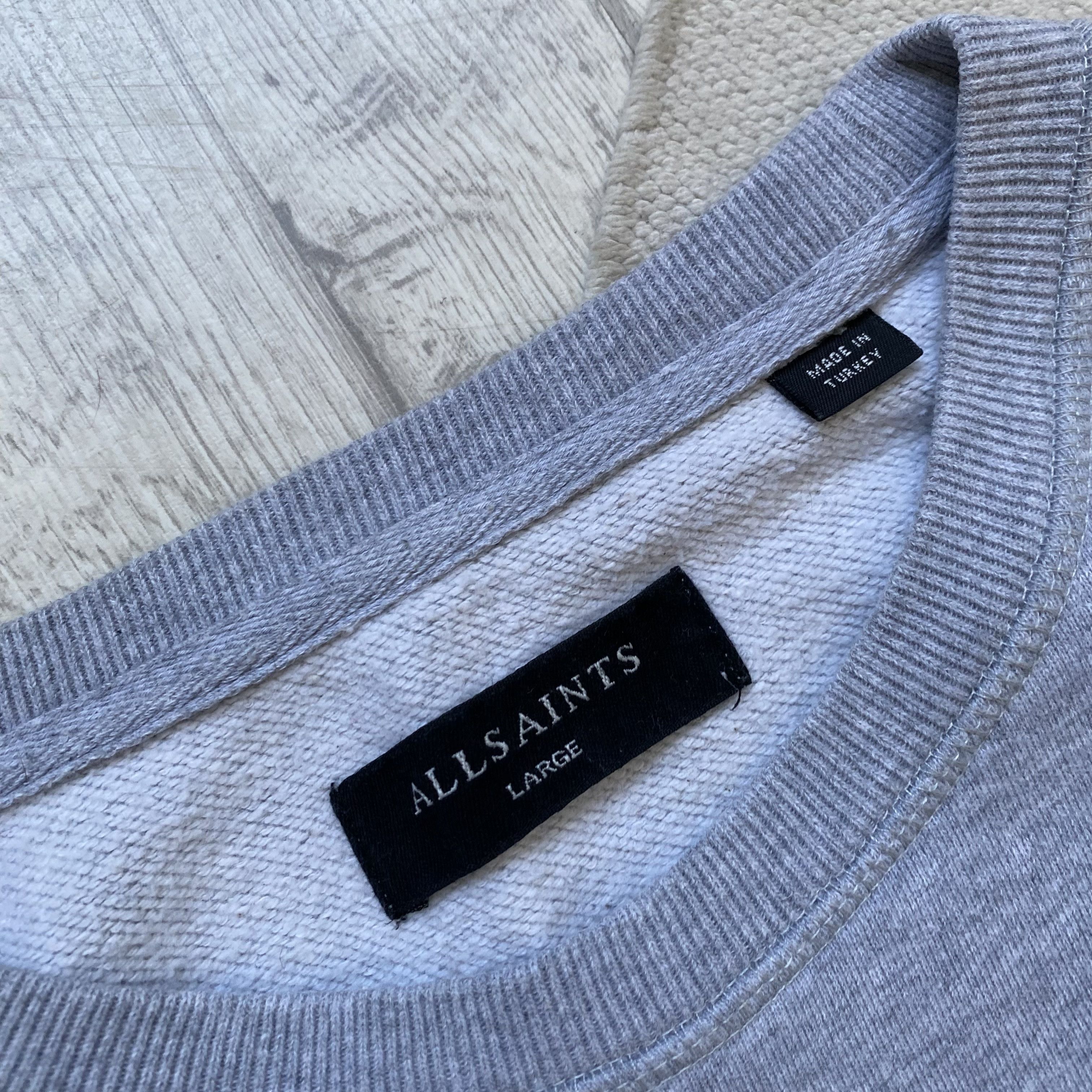 Allsaints Designer Allsaint sweatshirt Crewneck mini logo Size US L / EU 52-54 / 3 - 7 Thumbnail