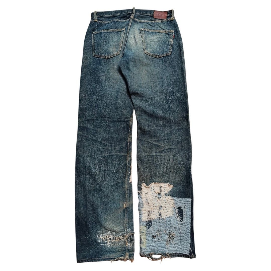 Kapital Spellbound boro patch work selvedge denim Size US 34 / EU 50 - 2 Thumbnail