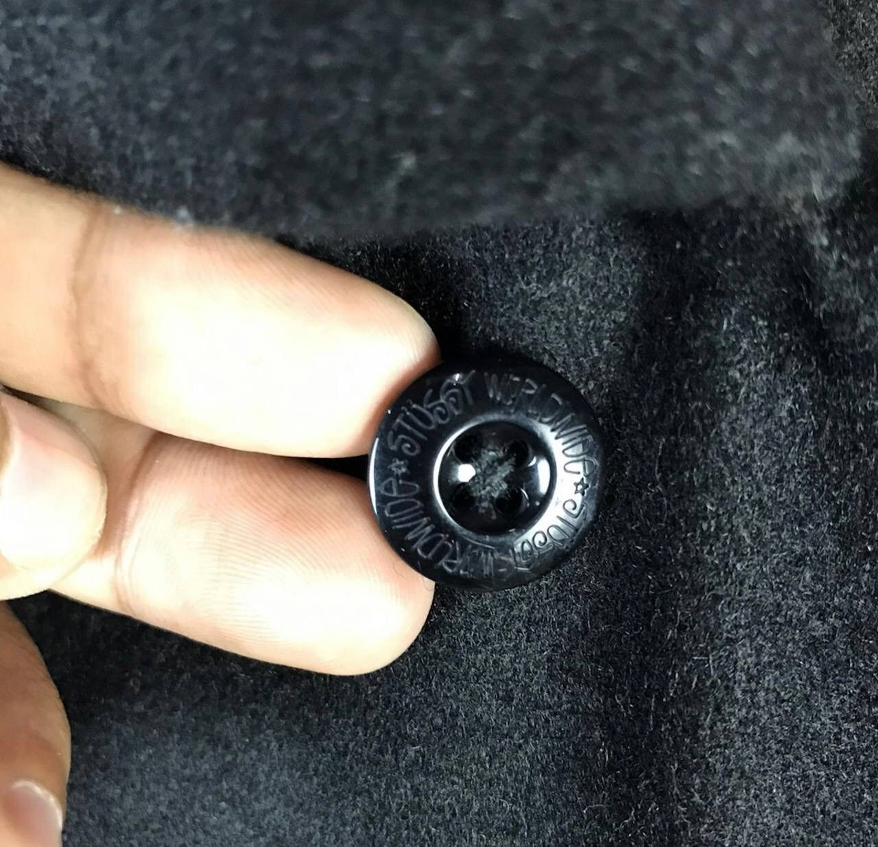 Stussy VINTAGE STUSSY WOOL DOUBLE BREASTED PEACOAT JACKET Size M / US 6-8 / IT 42-44 - 7 Thumbnail