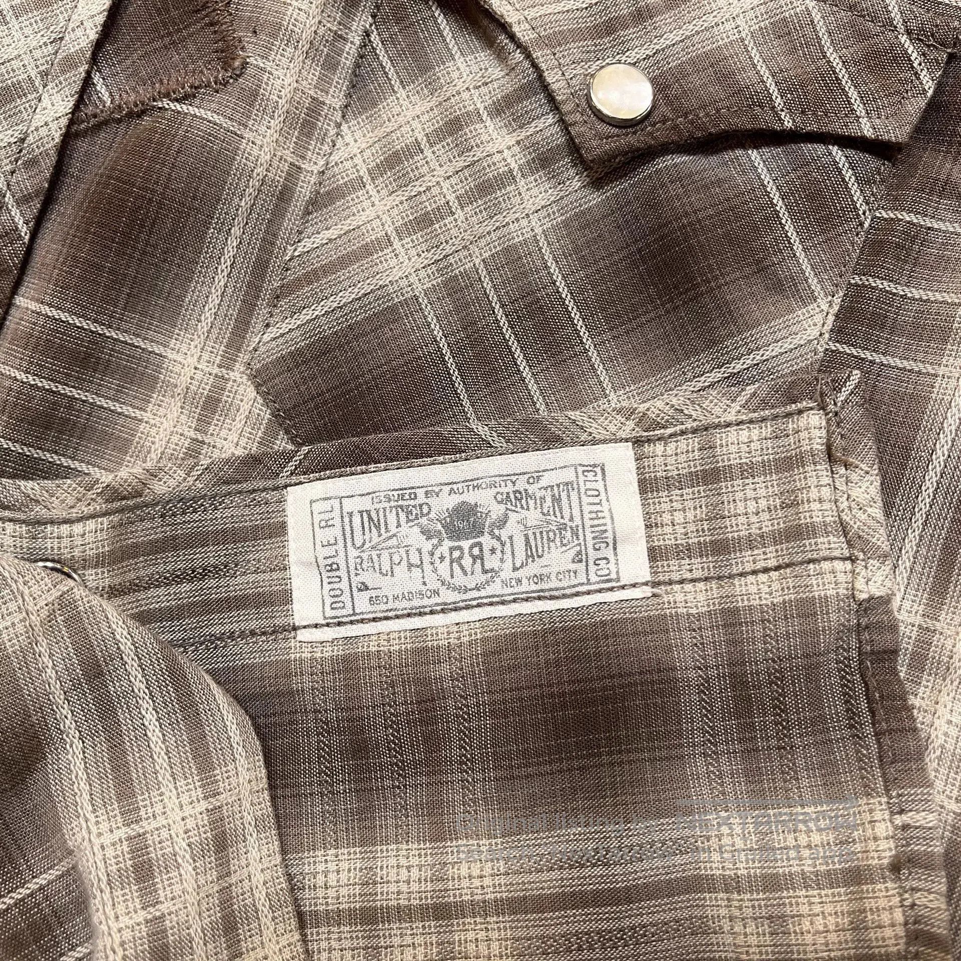 RRL Ralph Lauren RRL Western Shirt by Ralph Lauren. Size US XS / EU 42 / 0 - 5 Thumbnail