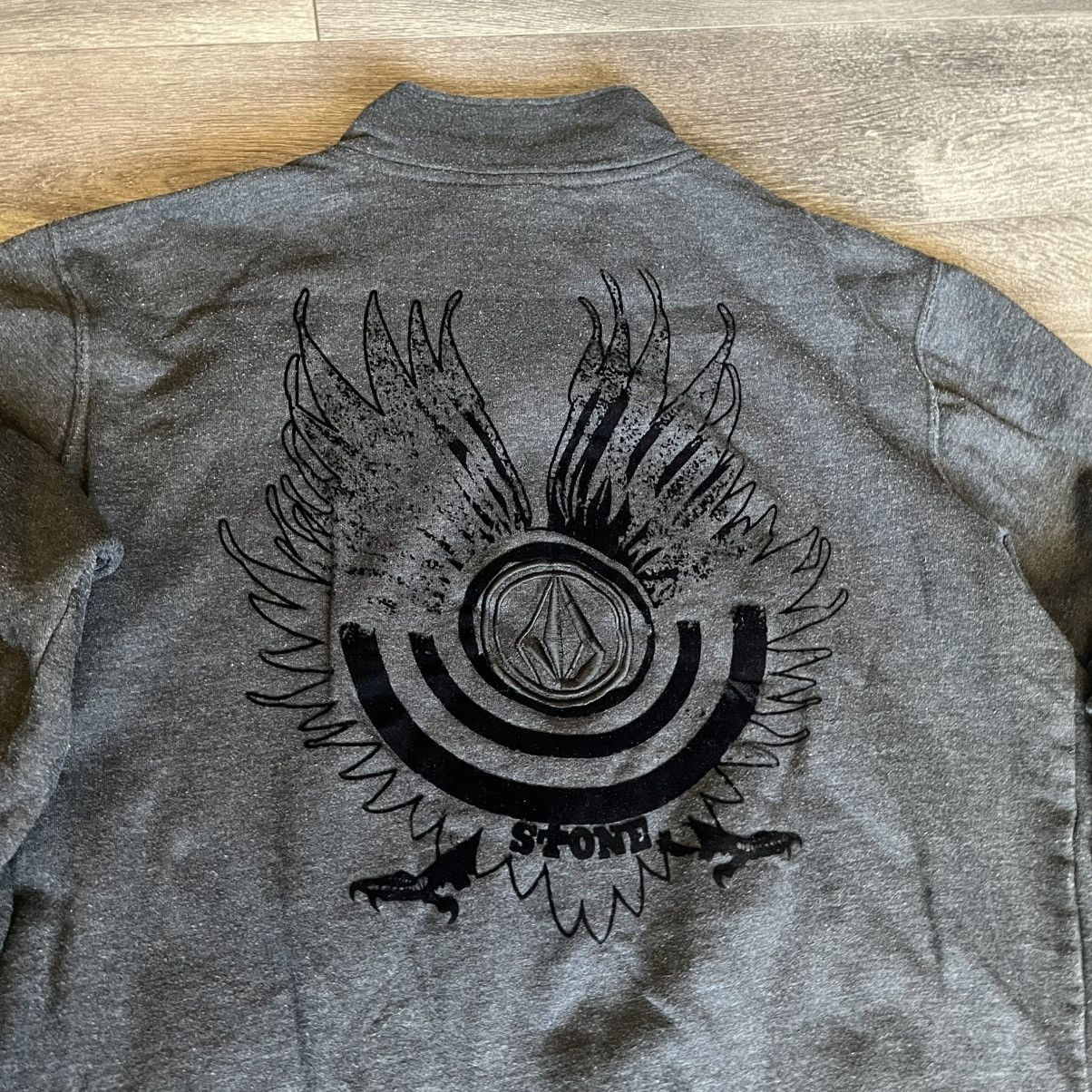 Volcom Vintage 2000s Volcom Stone Skater Logo Full Zip Sweatshirt Size US XXL / EU 58 / 5 - 4 Thumbnail