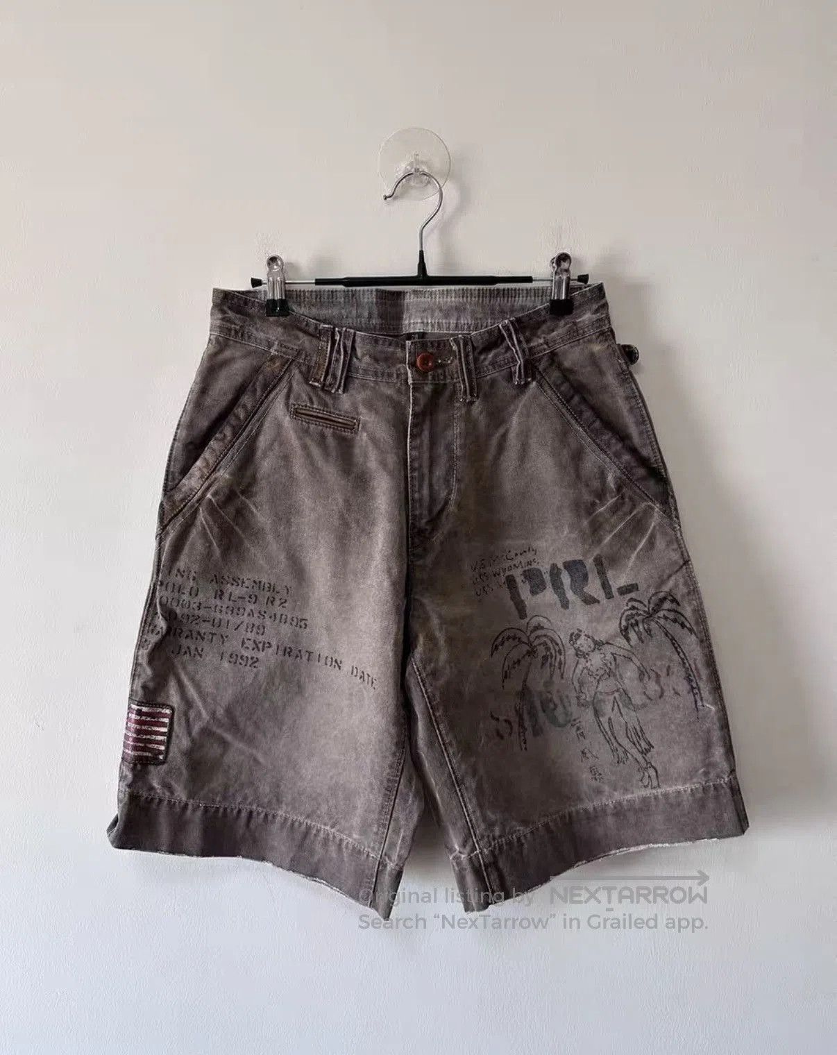 Polo Ralph Lauren Brown Graphic Print Casual Shorts Size 28. Size US 28 / EU 44 - 1 Thumbnail