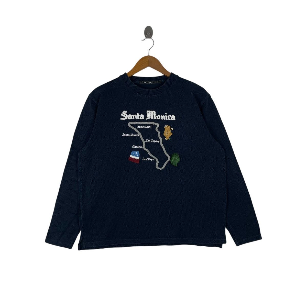 Vintage Vintage Santa Monica Jumper Pullover Size US L / EU 52-54 / 3 - 1 Thumbnail